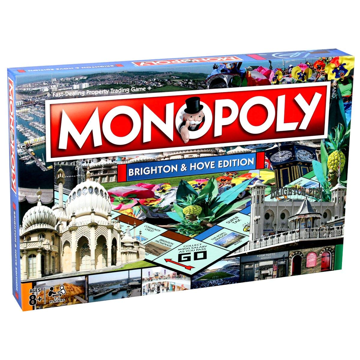 Winning Moves Monopoly Brighton Board Game | 2-6 Players | Ages 8+ | English 1