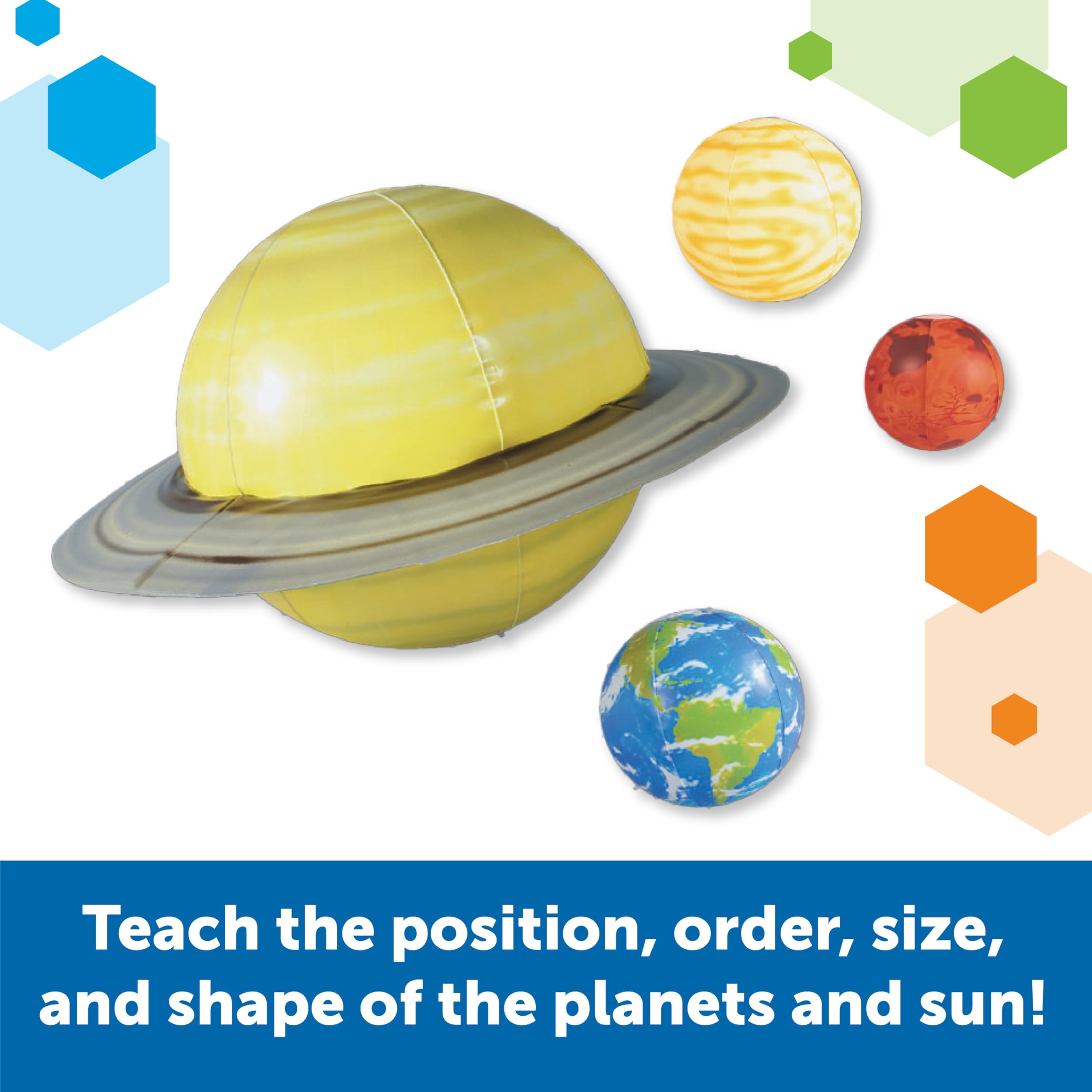 Learning Resources Inflatable Solar System Set - Educational Play for Ages 5-9 14