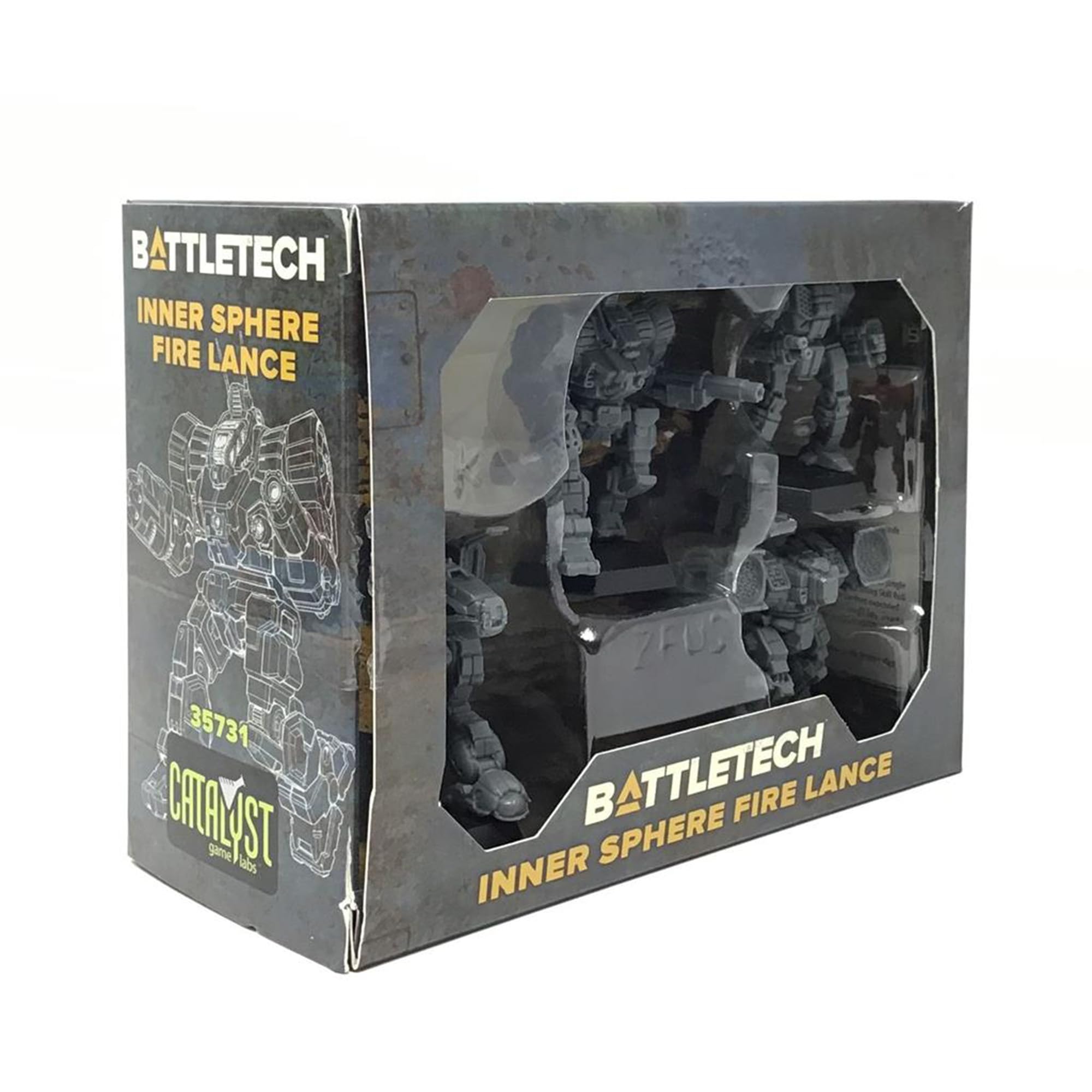 Catalyst Game Labs Inner Sphere Fire Lance BattleMech Mini Force Pack | Ready to Play | Alpha Strike Cards 1