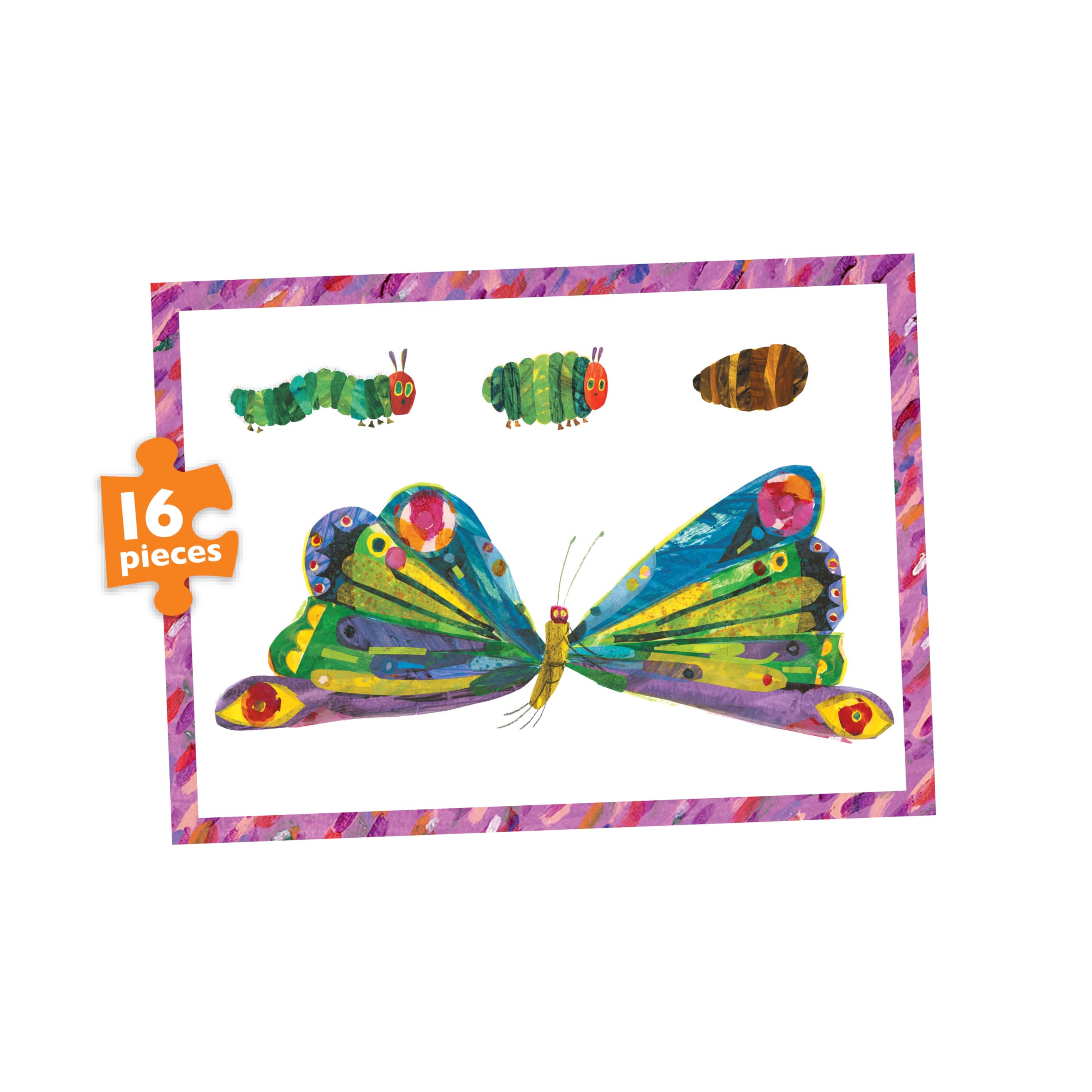 University Games The Very Hungry Caterpillar 4-in-1 Puzzle Set | Ages 3+ | 12, 16, 20, 24 Pieces 2