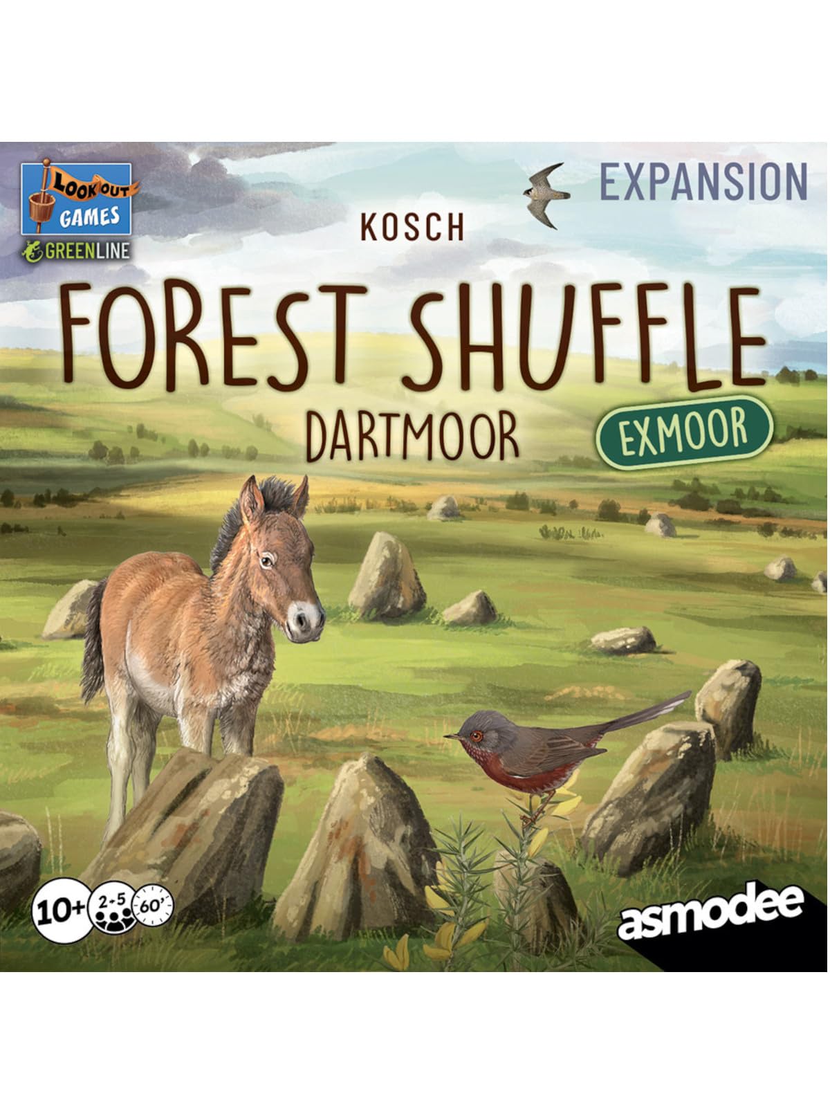 Asmodee Forest Shuffle Dartmoor: Exmoor Expansion Board Game | Ages 10+