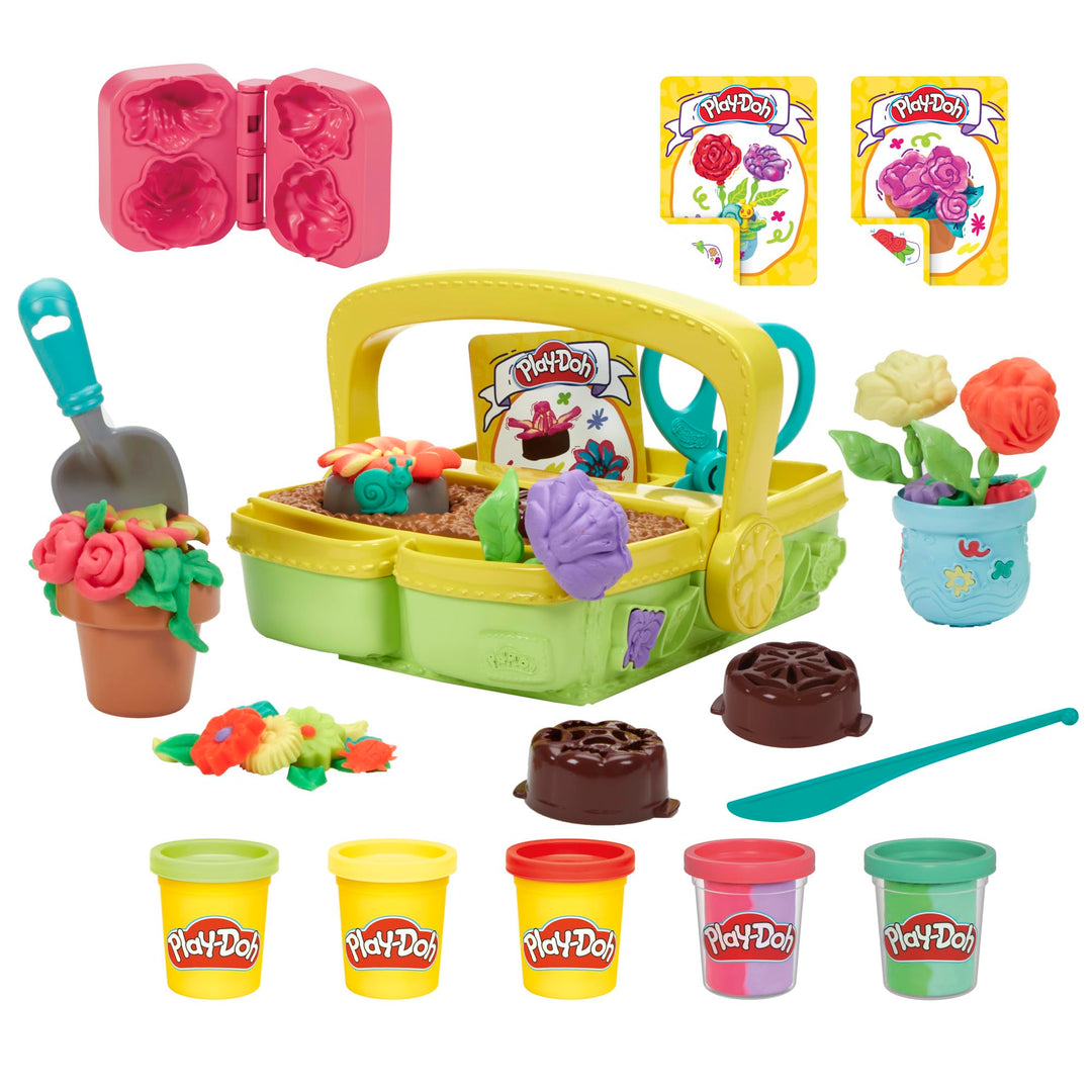 Play-Doh Blooming Flowers Playset - Creative Arts & Crafts for Toddlers 3+