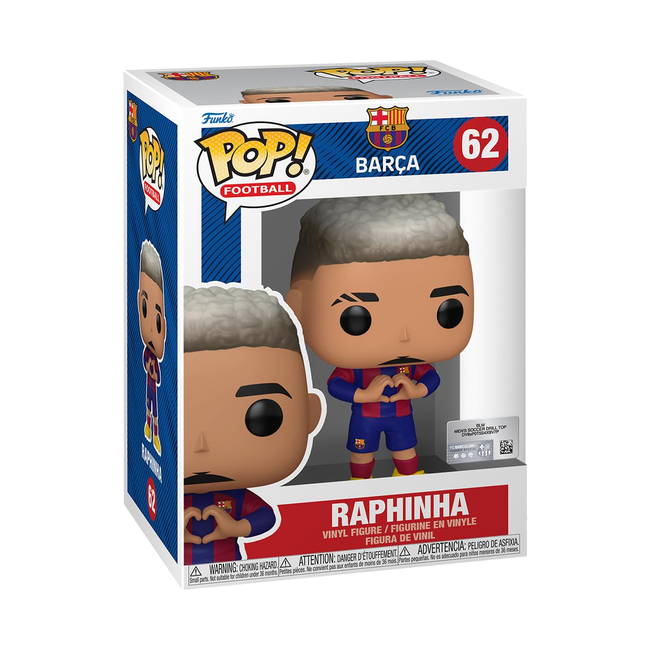 Funko Pop! Football: Raphinha - Barcelona FC Vinyl Figure (72234) 8