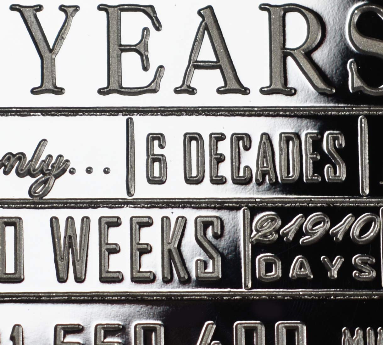 The Commemorative Coin Company 60th Birthday .999 Silver & 24ct Gold Plated Coin Set 3