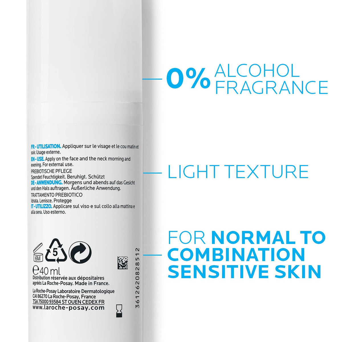 La Roche-Posay Toleriane Sensitive Fluid - 40ml