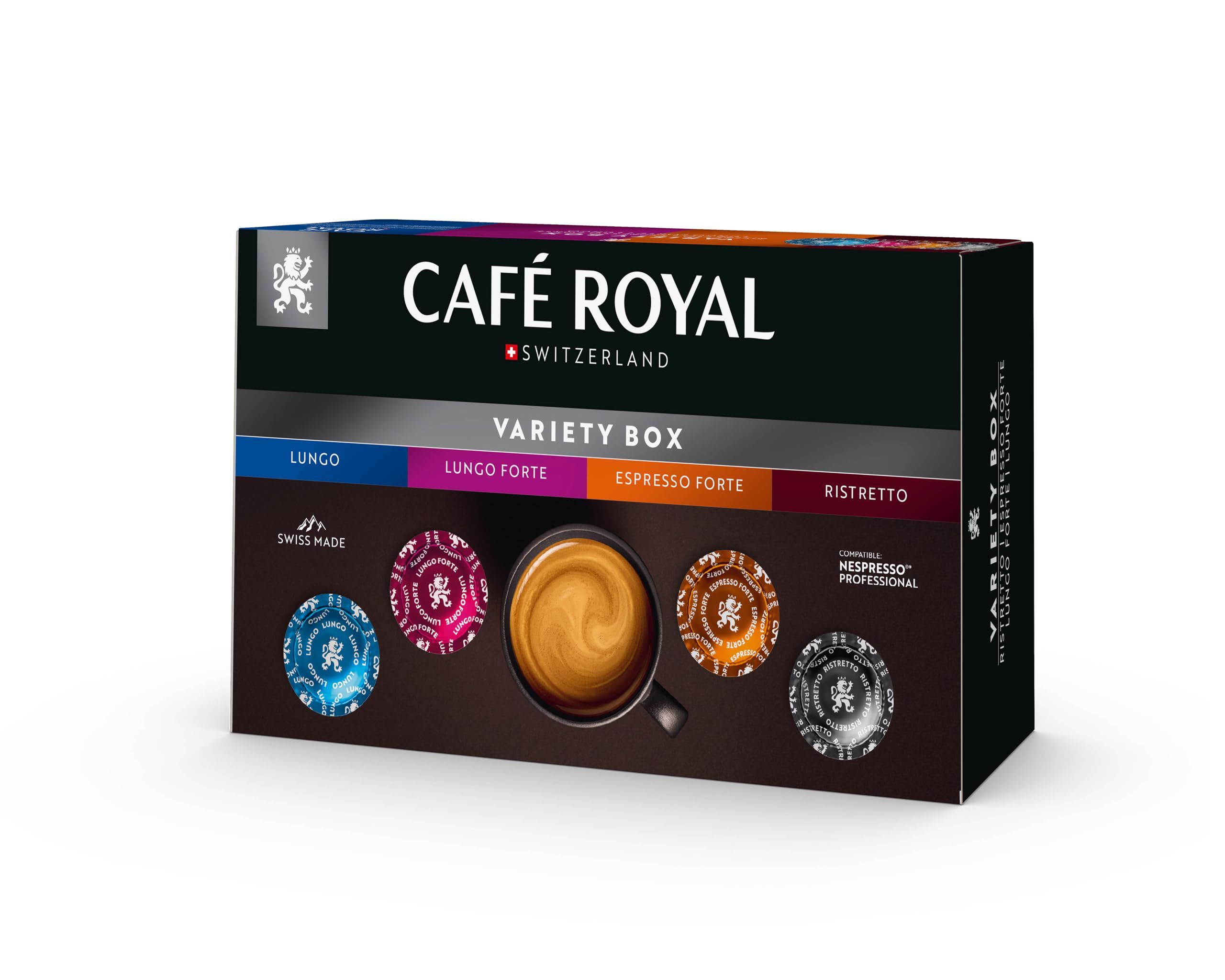 Café Royal Professional Pads, Sortenbox, 40 Pads für Nespresso Professional Maschinen