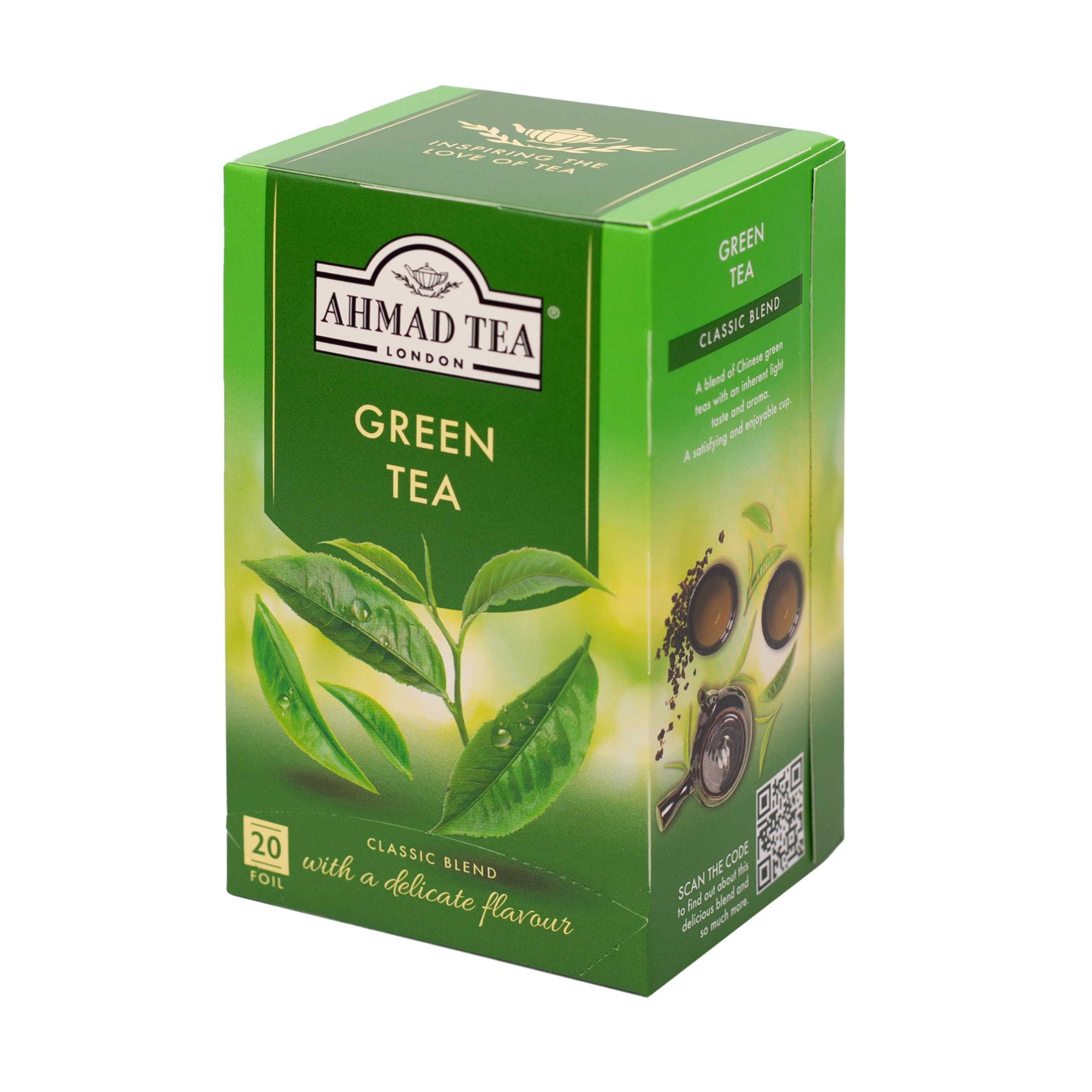 Ahmad Tea - Pure Green Tea (20 Teabags) 4