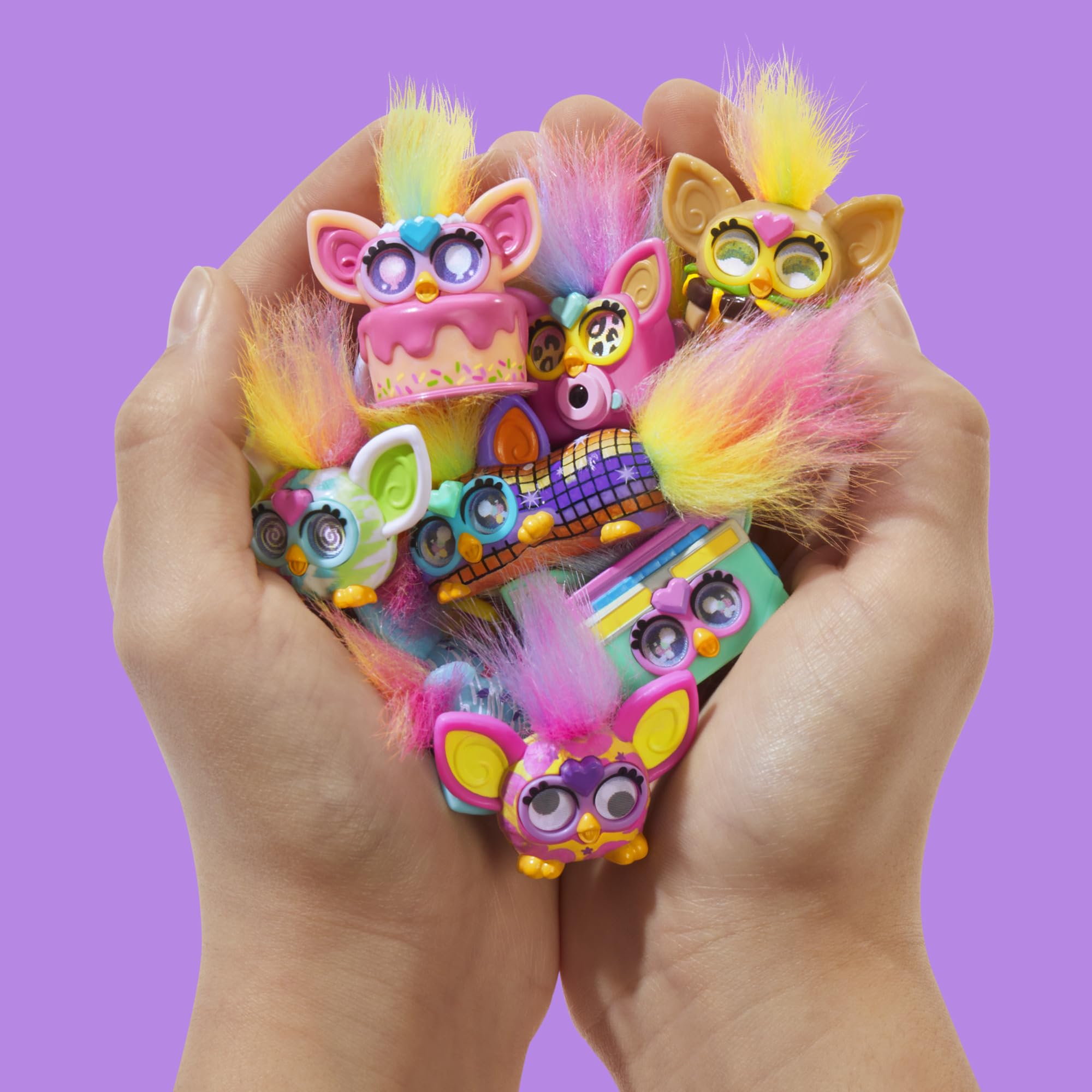 Furby Minis Figure 12 Pack Series 1 - Collectible Pocket-Sized Toys with Changing Eyes 7