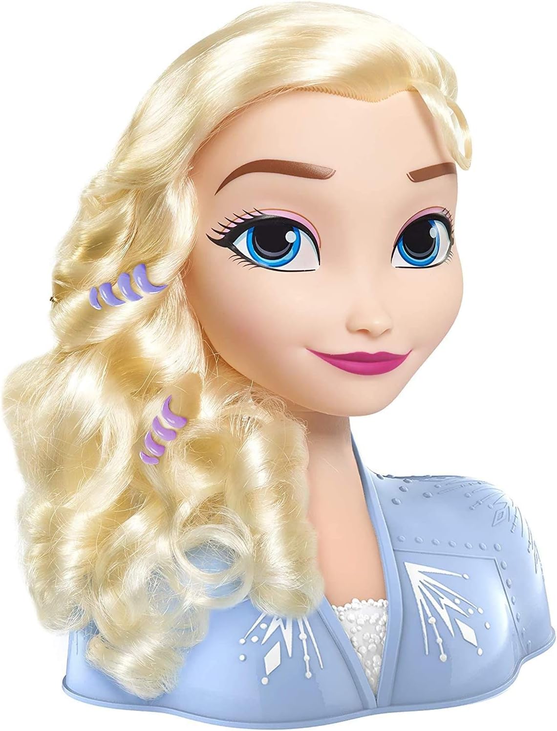 Disney Frozen 2 Elsa Styling Head with 13 Accessories - Doll Playset for Kids 3+ 7