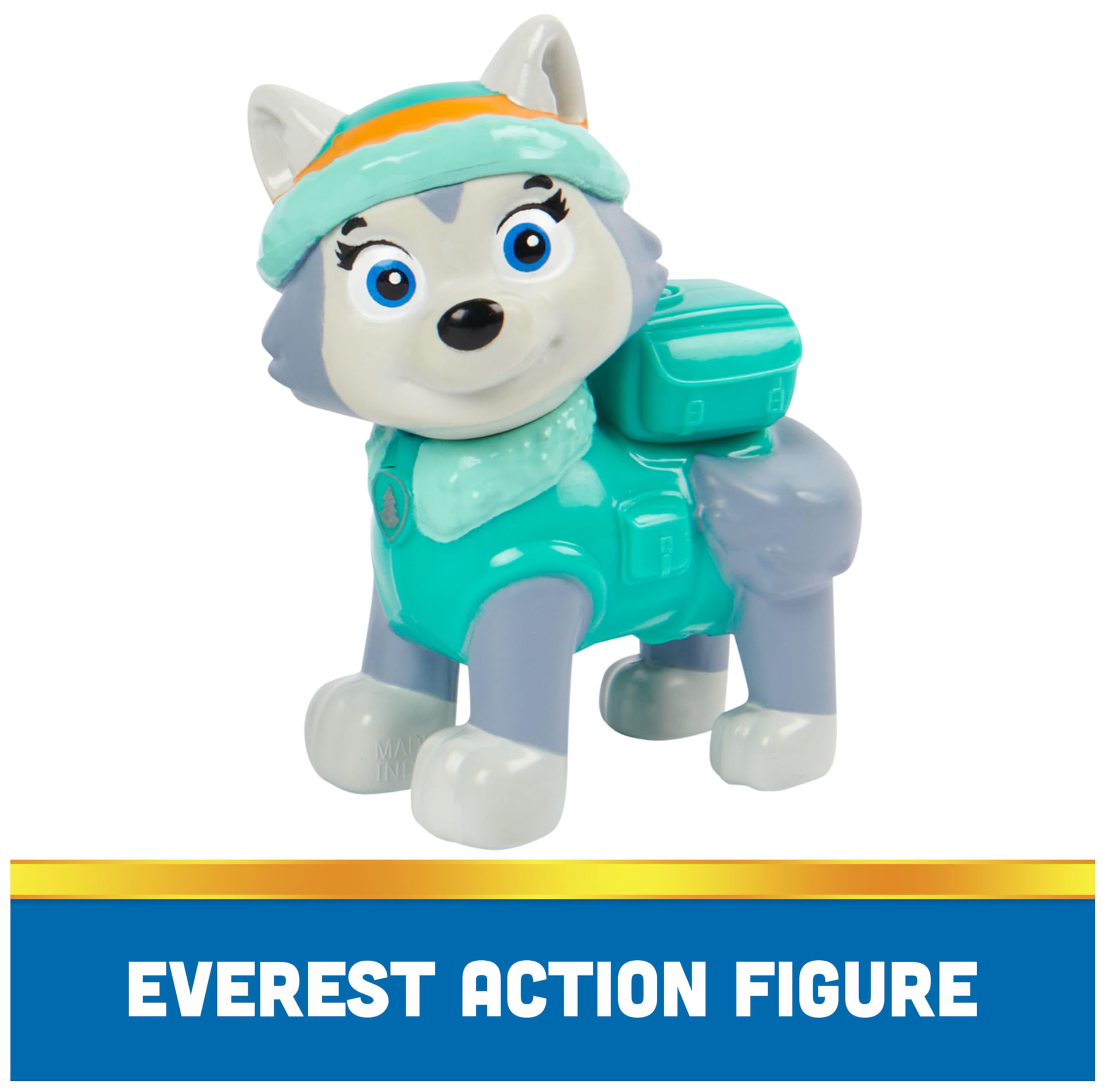 Paw Patrol Everest's Snow Plow - Collectible Vehicle with Action Figure, Ages 3+ 4