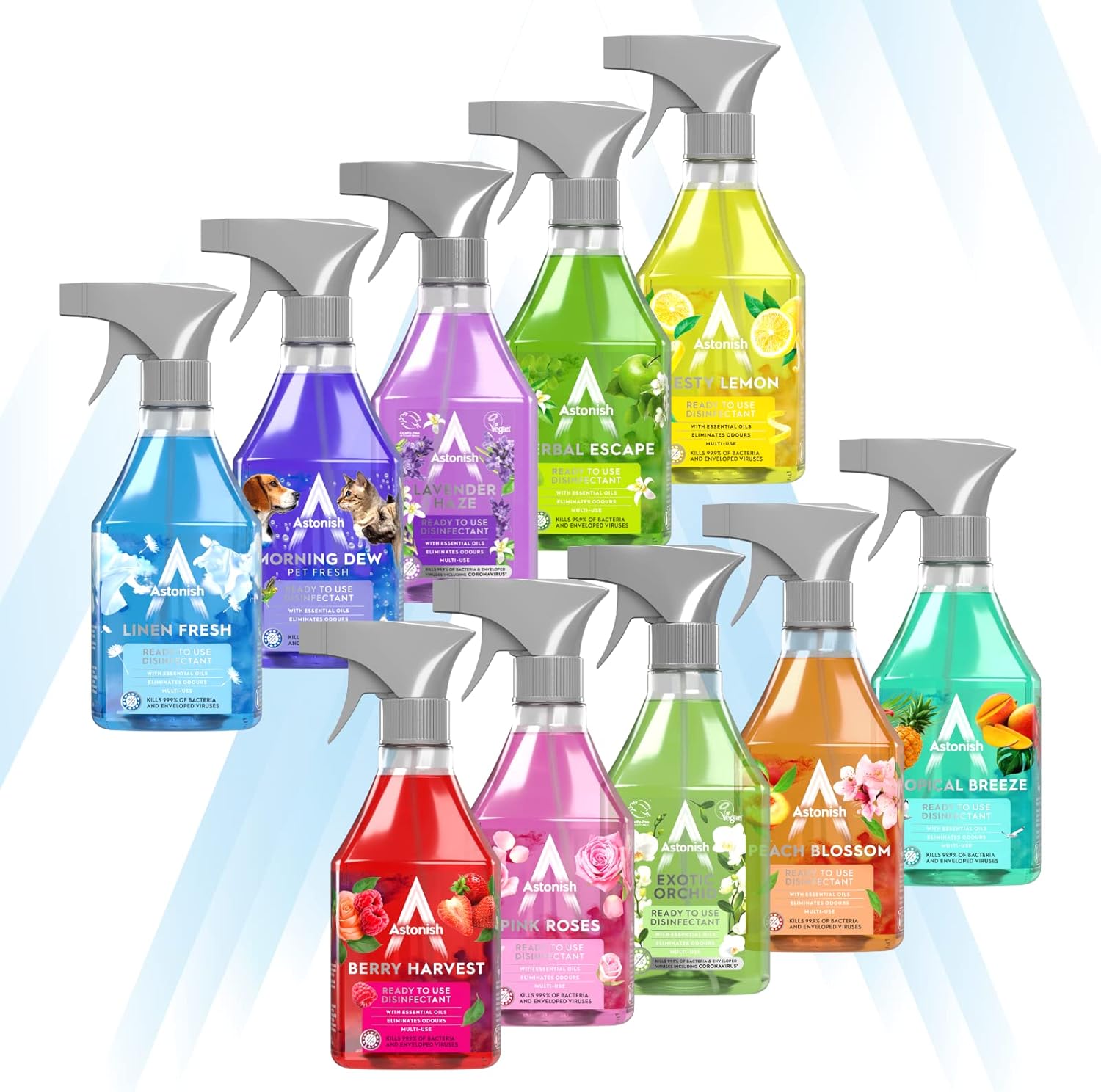 Astonish Berry Harvest Ready to Use Disinfectant Spray 550ml 7