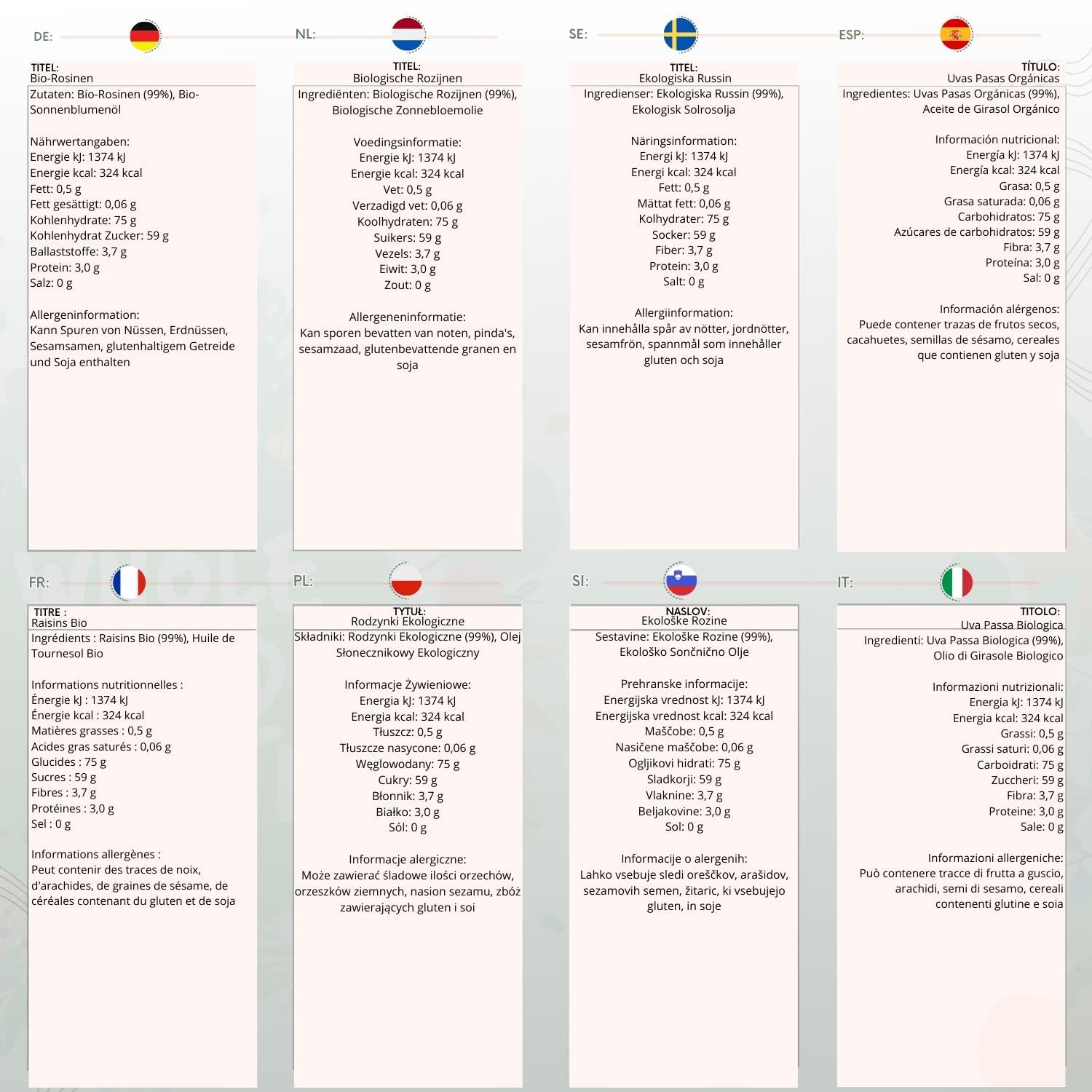 Wholefood Earth Bio-Rosinen – 1 kg | Gentechnikfrei | Vegan | Ballaststoffquelle 4