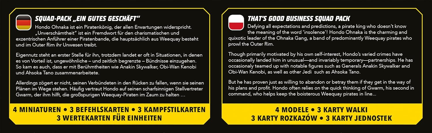 Atomic Mass Games Star Wars: Shatterpoint That's Good Business Hondo Ohnaka Squad Pack 4