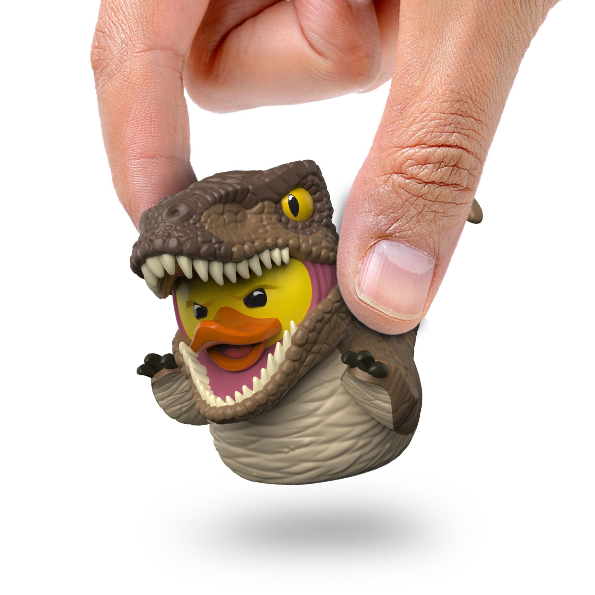 TUBBZ Jurassic World Velociraptor Mini Cosplaying Rubber Duck Collectible Figure | 5 cm