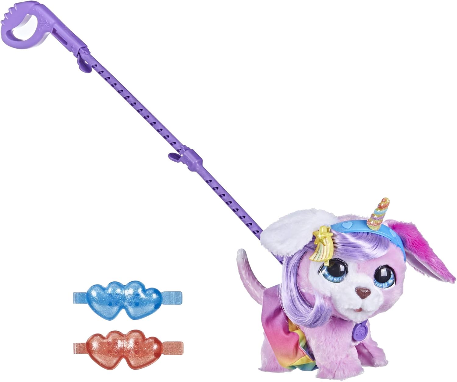 furReal Glamalots Interactive Pet Toy - Groom, Style & Walk with Sounds, 7 Accessories, Ages 4+