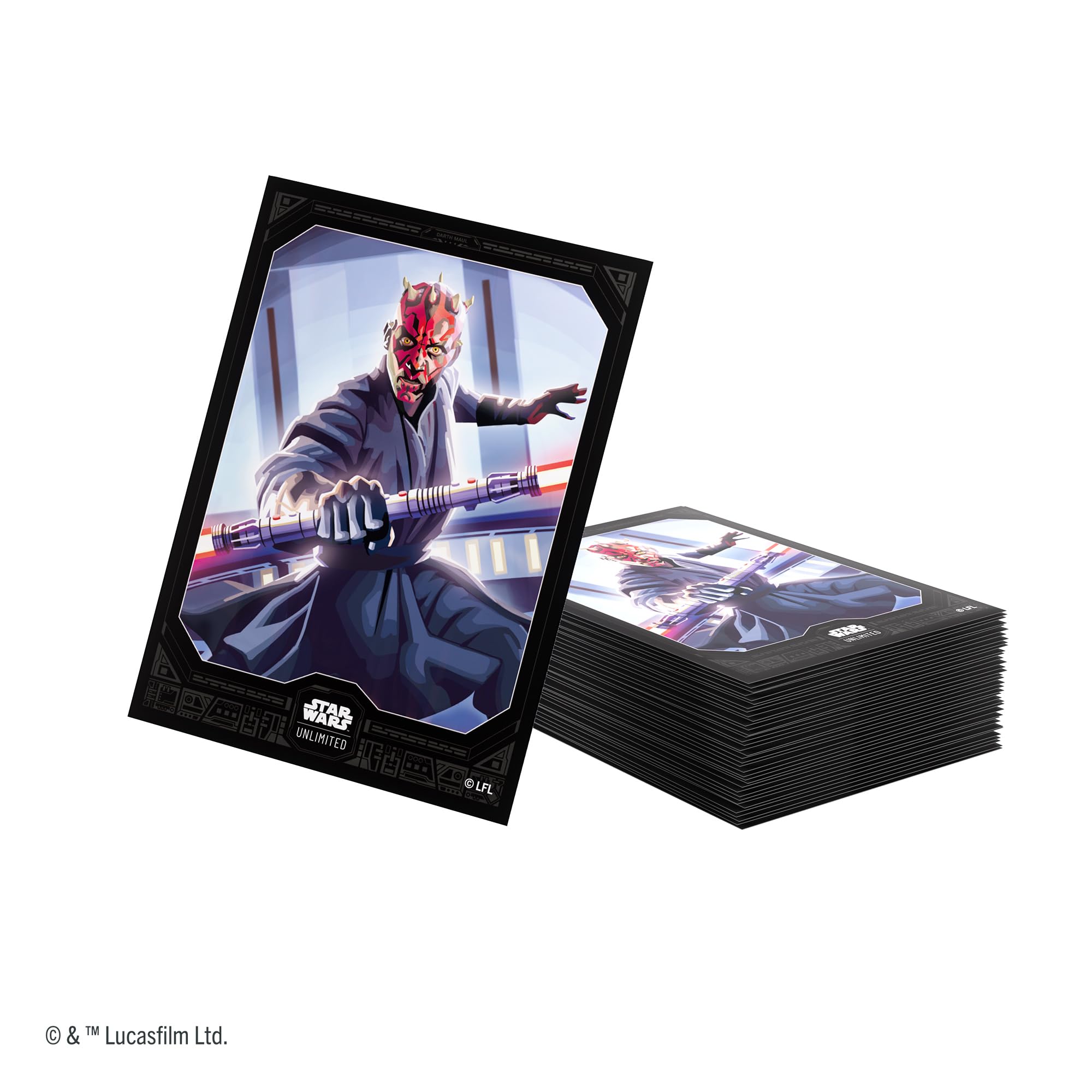 Gamegenic Star Wars: Unlimited Premium Art Sleeves Set 5 - Darth Maul (60 Sleeves) 3