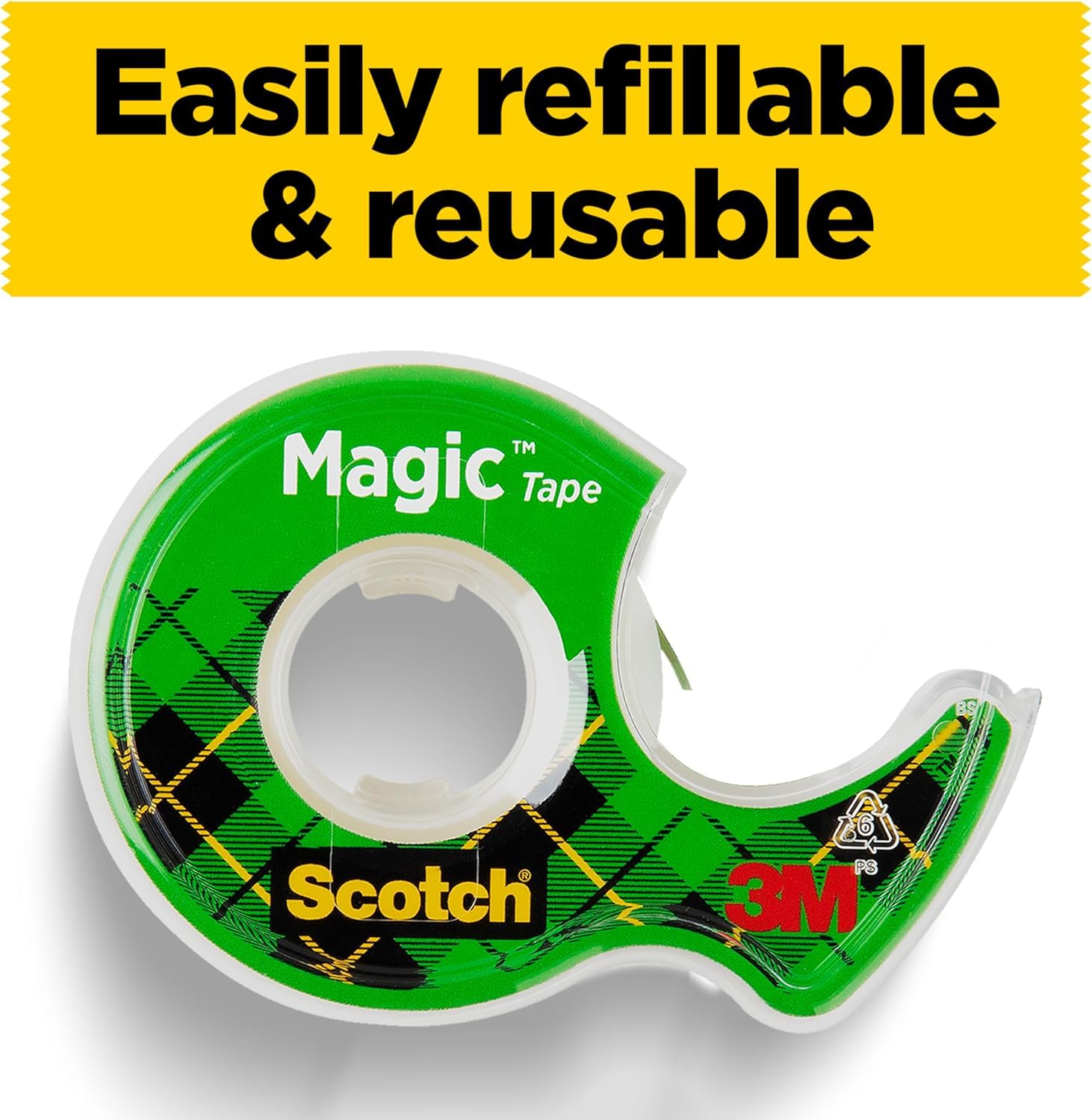 Scotch Magic Tape - Promo Pack (2 Rolls + 1 FREE) | 19 mm x 15 m | Invisible Finish 3