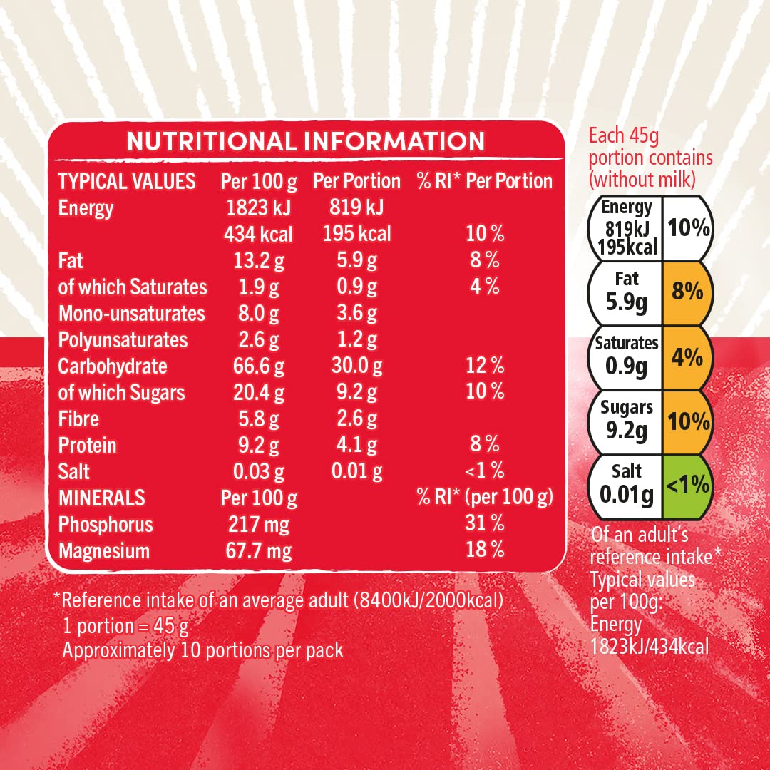 Jordans Country Crisp Strawberry Breakfast Cereal - Oat and Barley Clusters 6