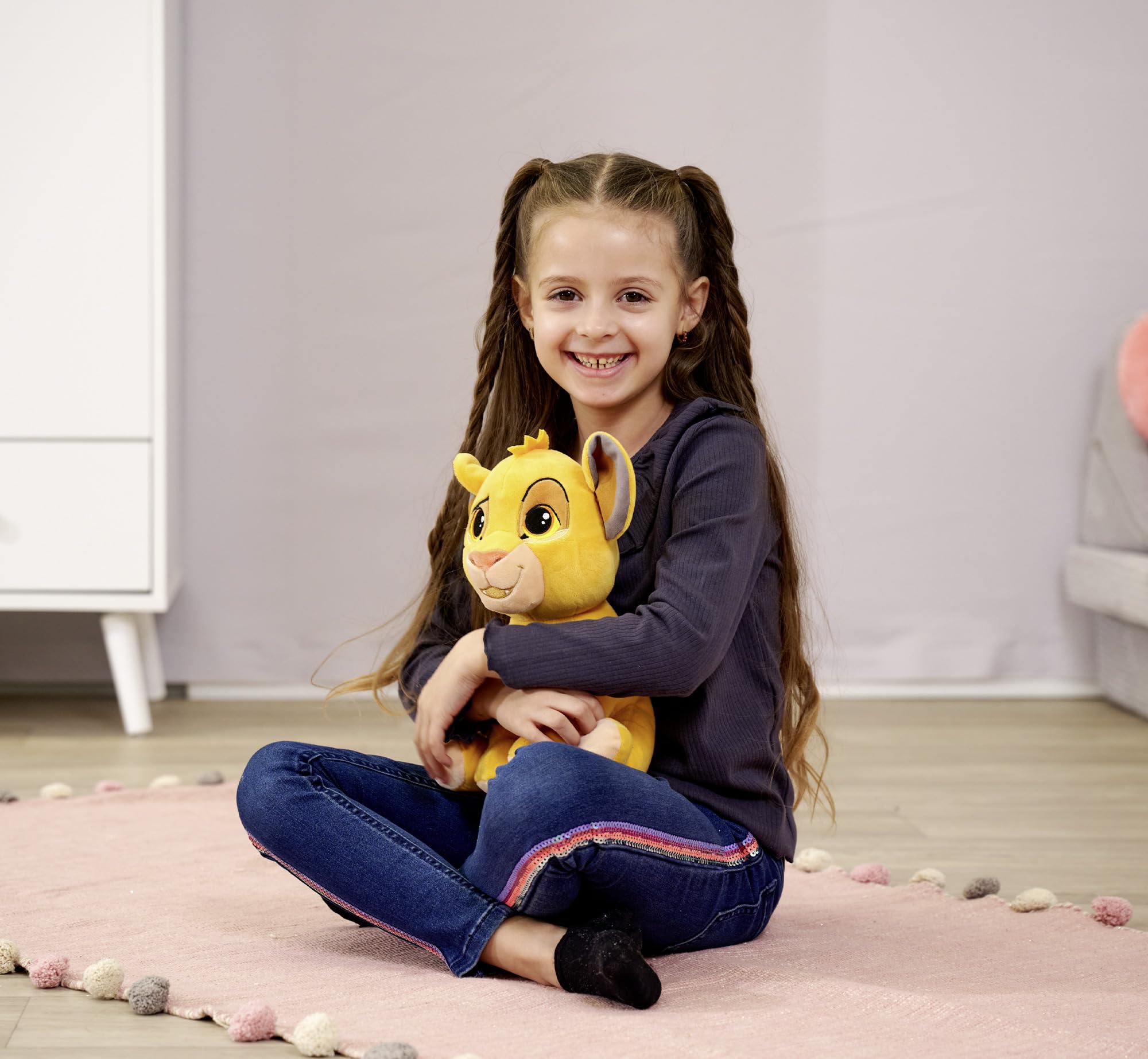 Simba Disney Lion King Plush Toy - 25cm Tall, Officially Licensed 5