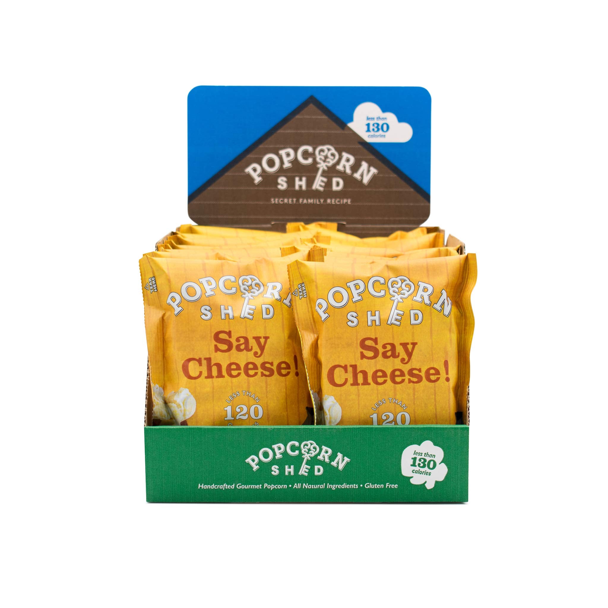 Popcorn Shed Say Cheese Gourmet Popcorn Snack Pack - Cheddar Cheese Flavour 4
