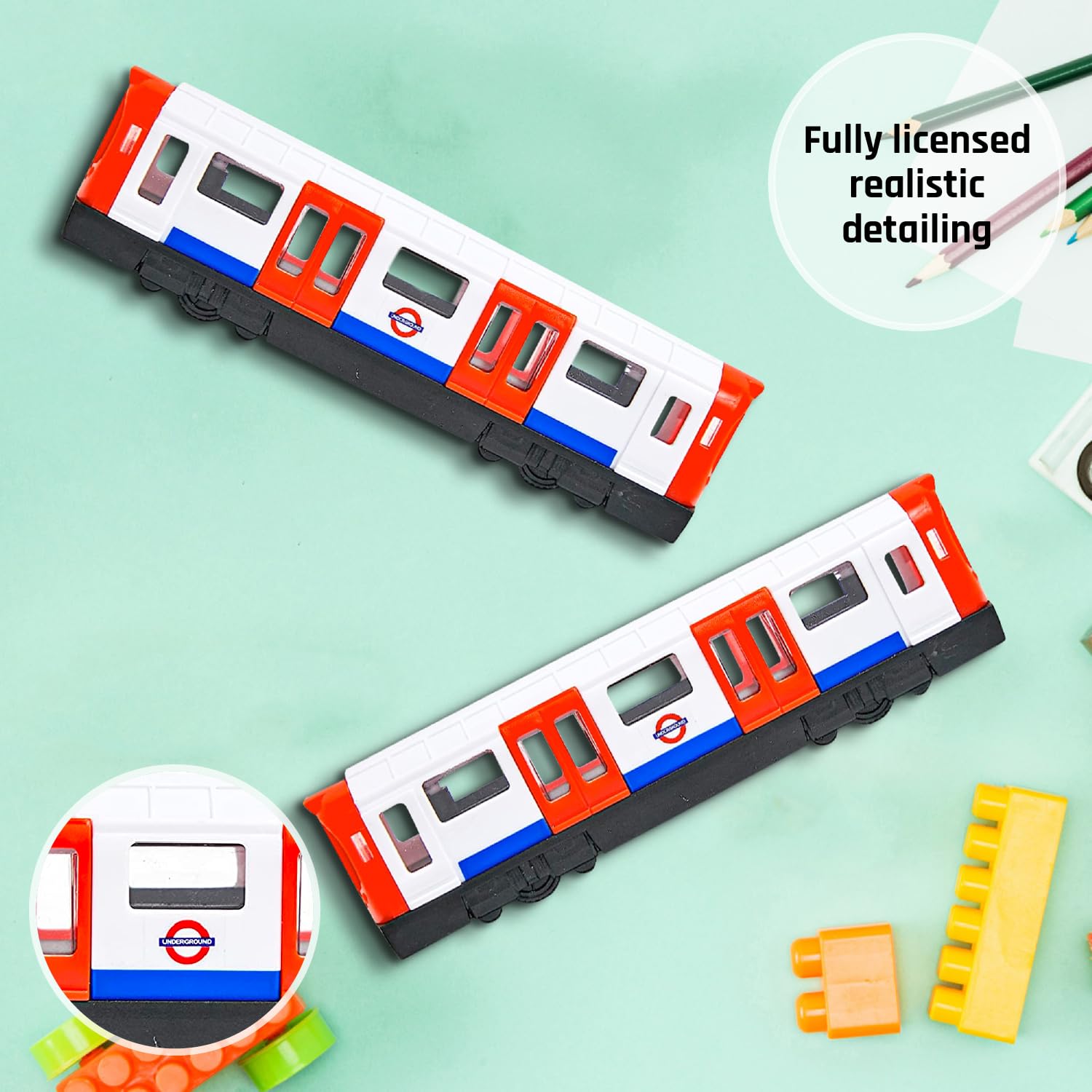 London Underground Train Toy Model - Realistic Plastic Collectible for Kids & Collectors 10