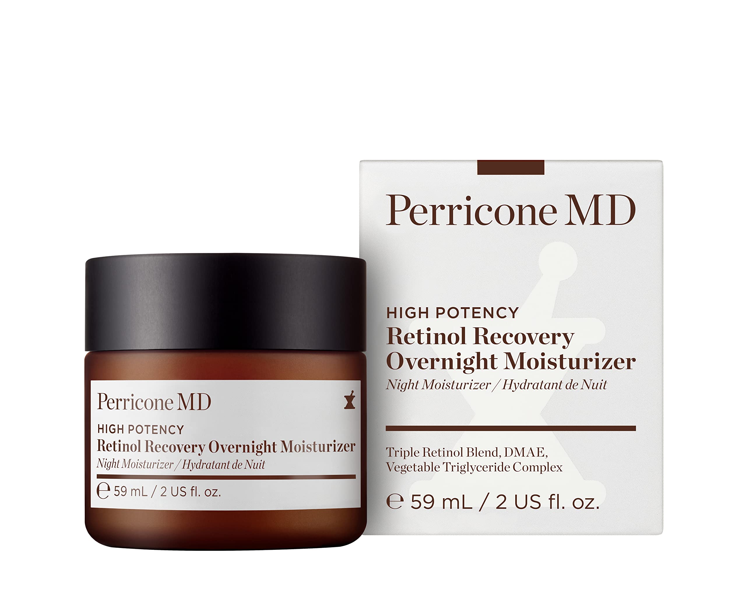 Perricone MD High Potency Retinol Recovery Overnight Moisturizer Cream 59 ml for Unisex Adult 2