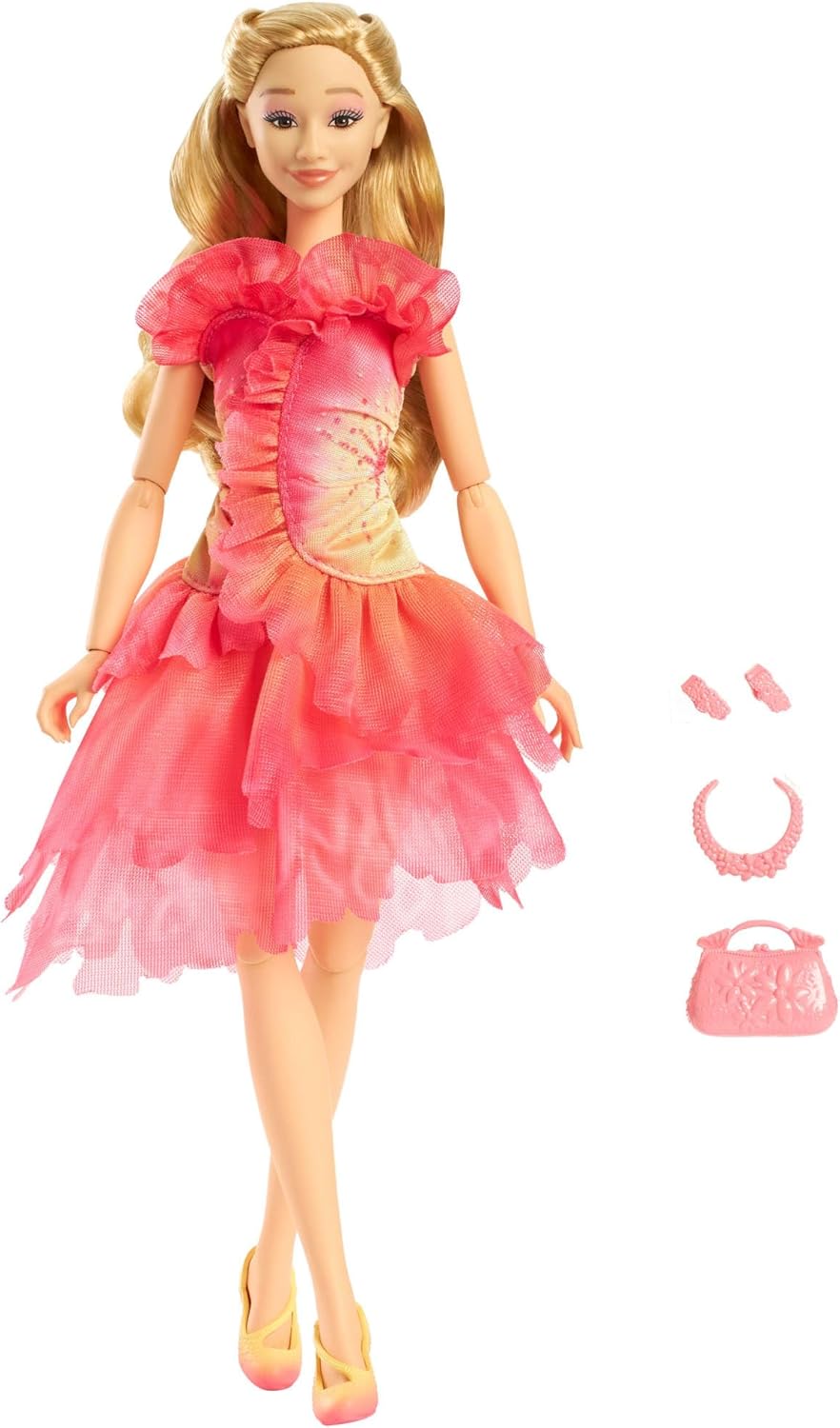 Mattel Wicked Glinda Fashion Doll with Blonde Hair & Accessories - Inspired by Universal Pictures Film 4