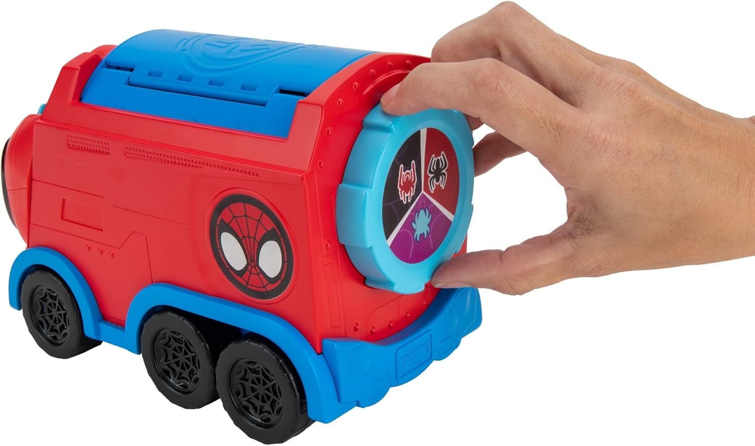 Spidey and Friends Web Spinning Hauler - 8-Inch 3-in-1 Transforming Vehicle 9