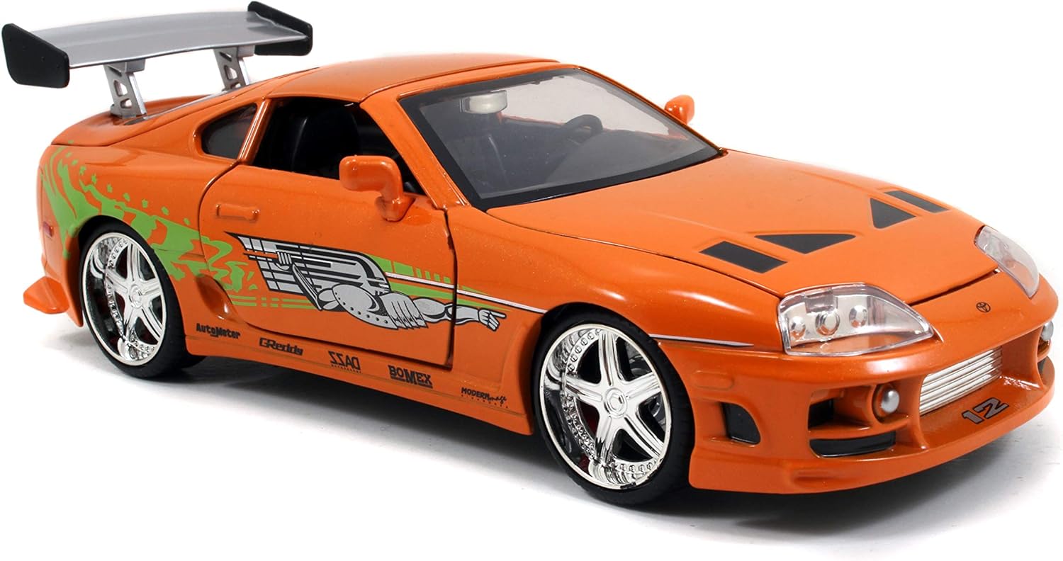 Jada Fast & Furious - Brian's 1995 Toyota Supra 1:24 Die-Cast Replica 9