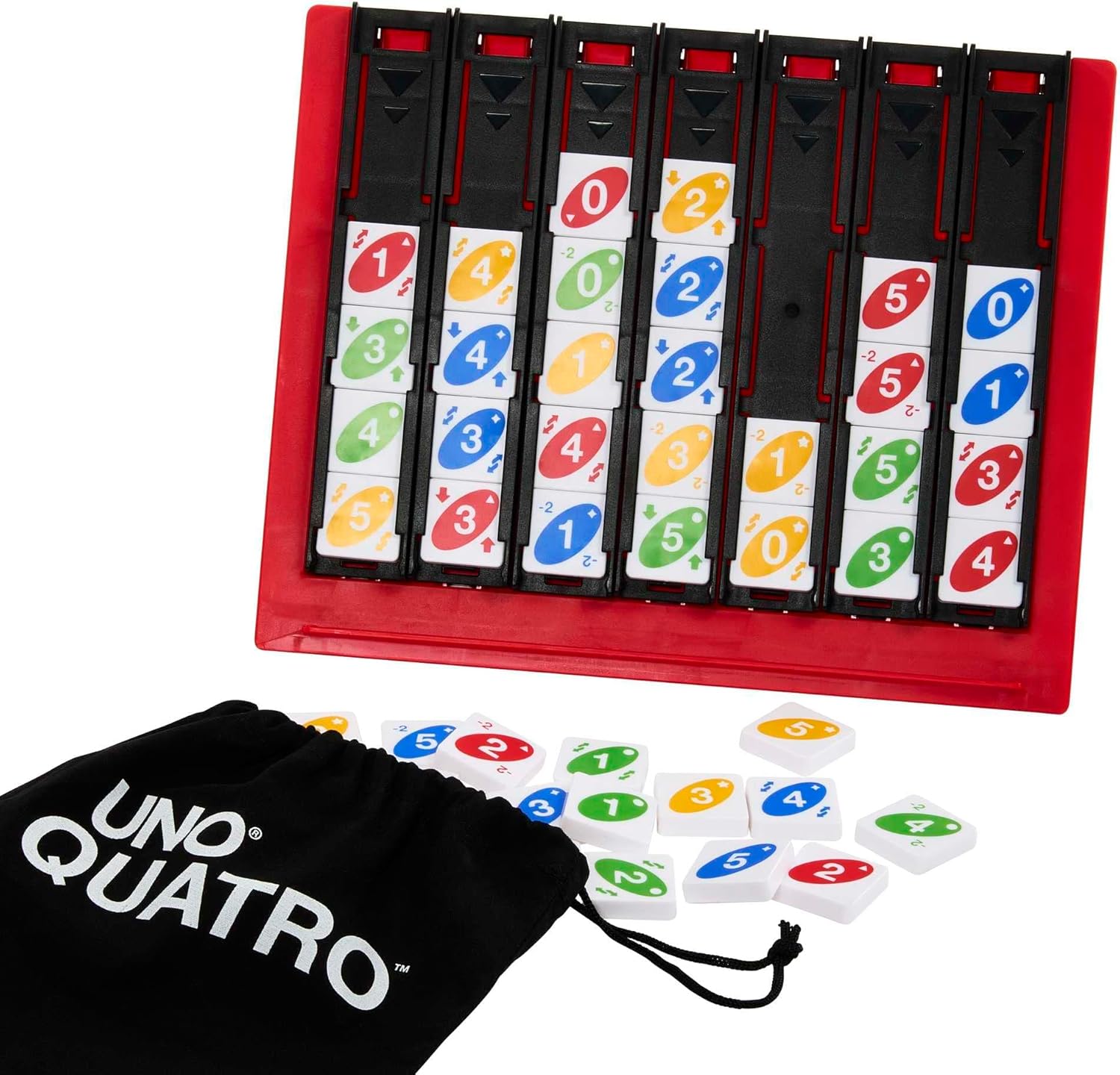 Mattel Games UNO Quatro Board Game 6