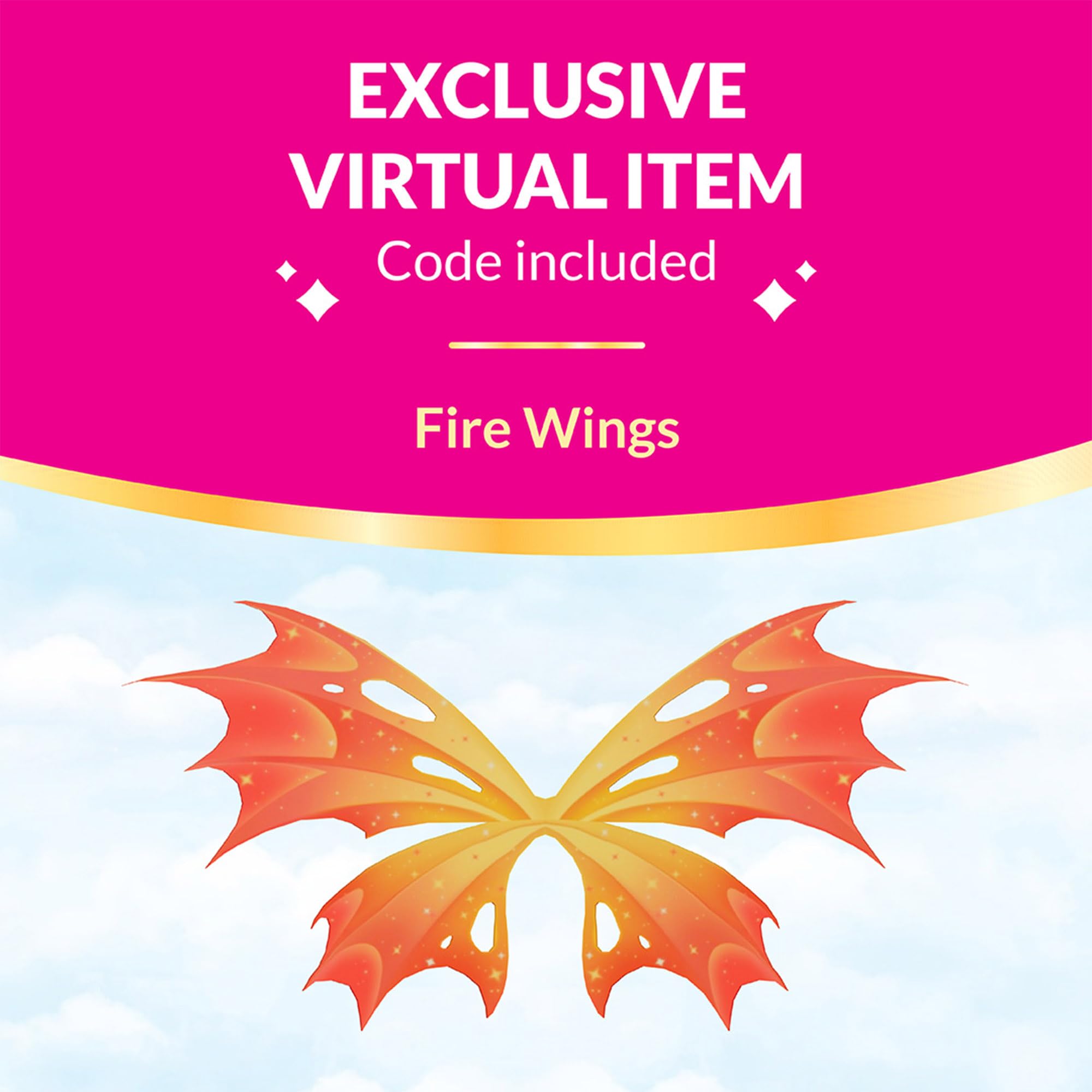 Royale High Fire Fairy 3-Inch Fashion Doll with 9 Accessories and Virtual Code - Series 1 7