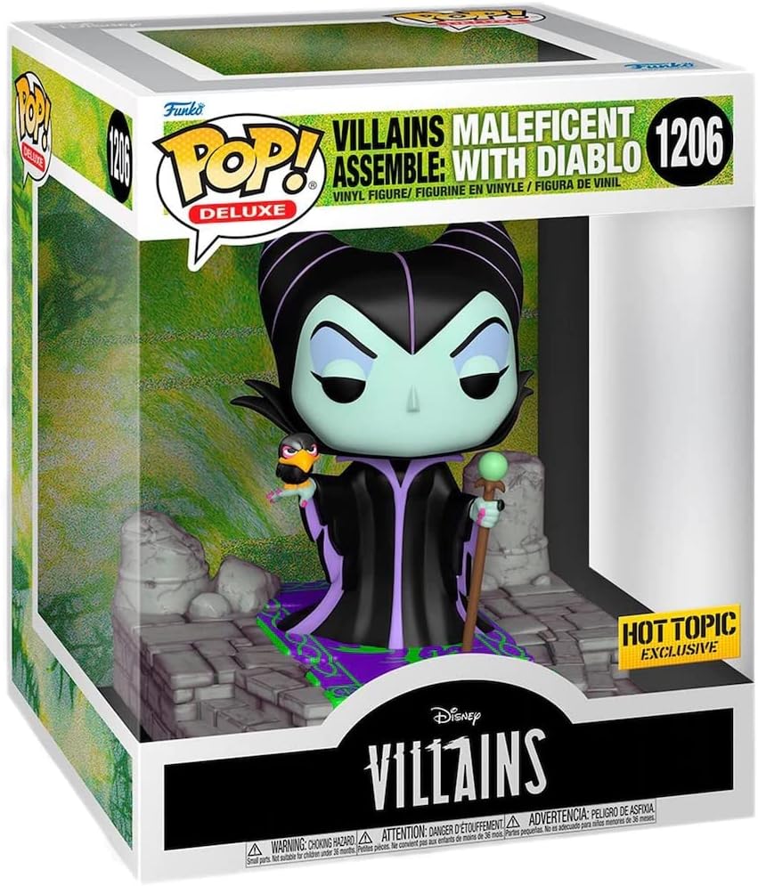 Funko Pop! Disney Villains - Maleficent with Diablo Deluxe Vinyl Figure (1206)