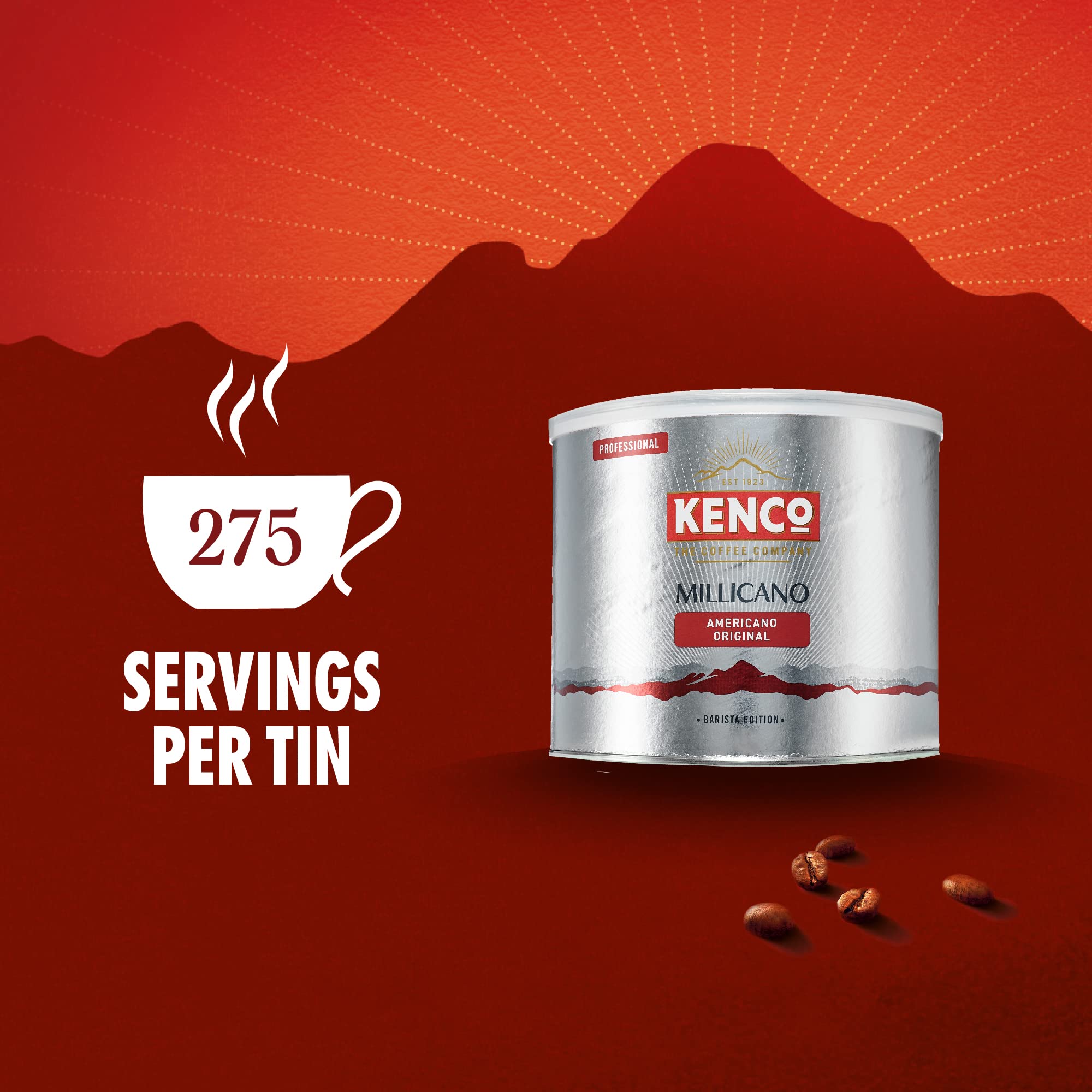 Kenco Millicano Americano Original Instant Coffee 500g Tin 5