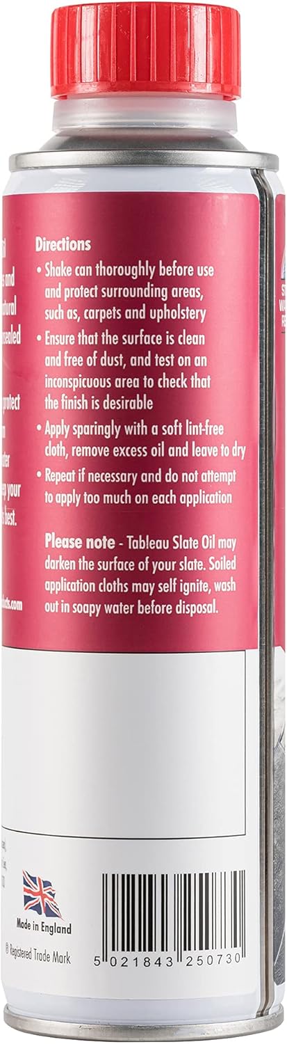 Tableau - Slate Oil 250ml Rejuvenating Treatment for Unsealed Slate Surfaces