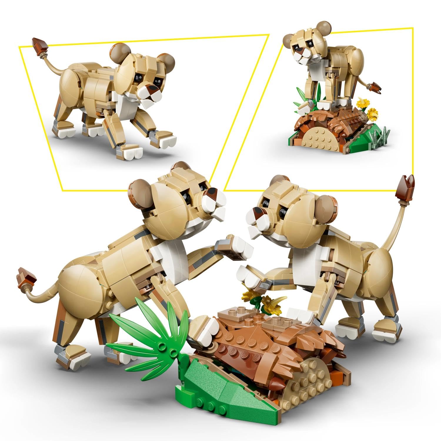 LEGO Creator 3 in 1 Wild Animals: Majestic Lion Building Set (Ages 9+)