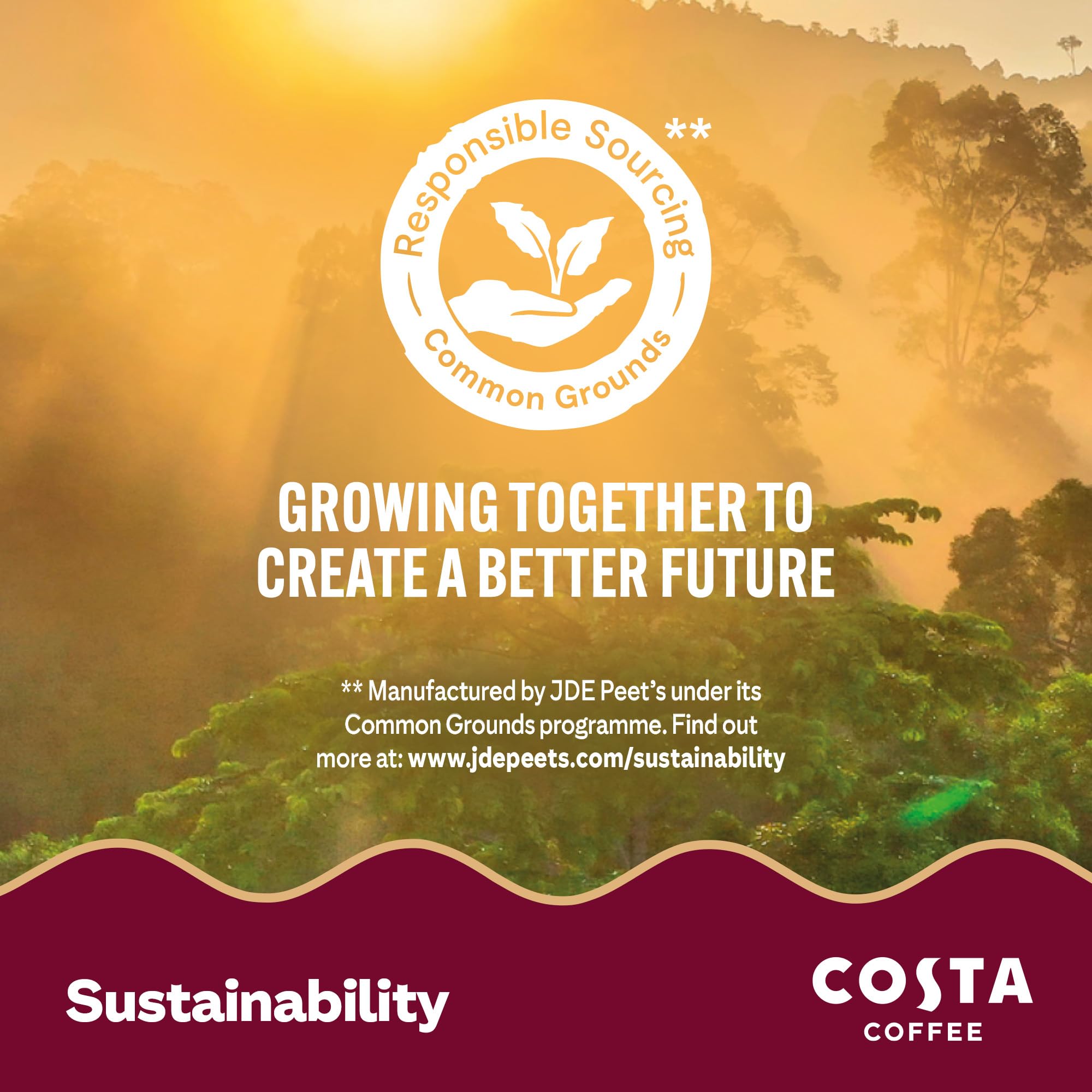 Costa Smooth Decaf Roast Aluminium Coffee Pods (Pack of 10, Total 100 Pods) - Compatible with NespressoⓇ Original & L’OR Barista Machines 4