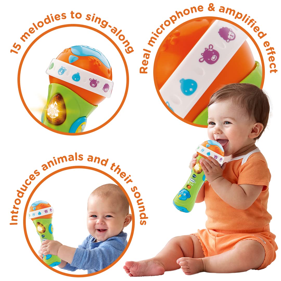 VTech Sing Along Microphone - Interactive Musical Toy for Toddlers 1+ Years 4