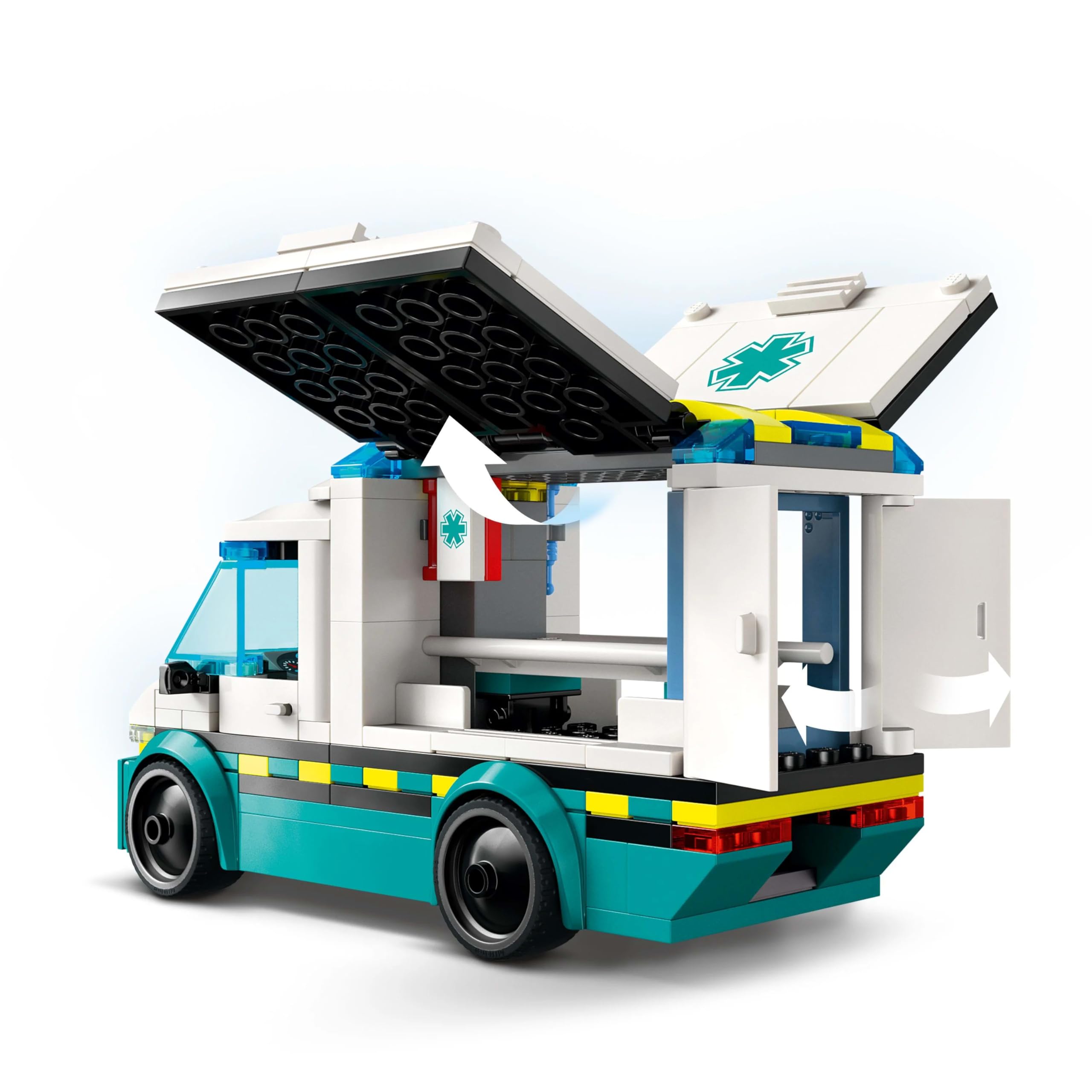 LEGO City Emergency Ambulance Playset with 2 Minifigures - Building Toy for 5+ Year Olds 3