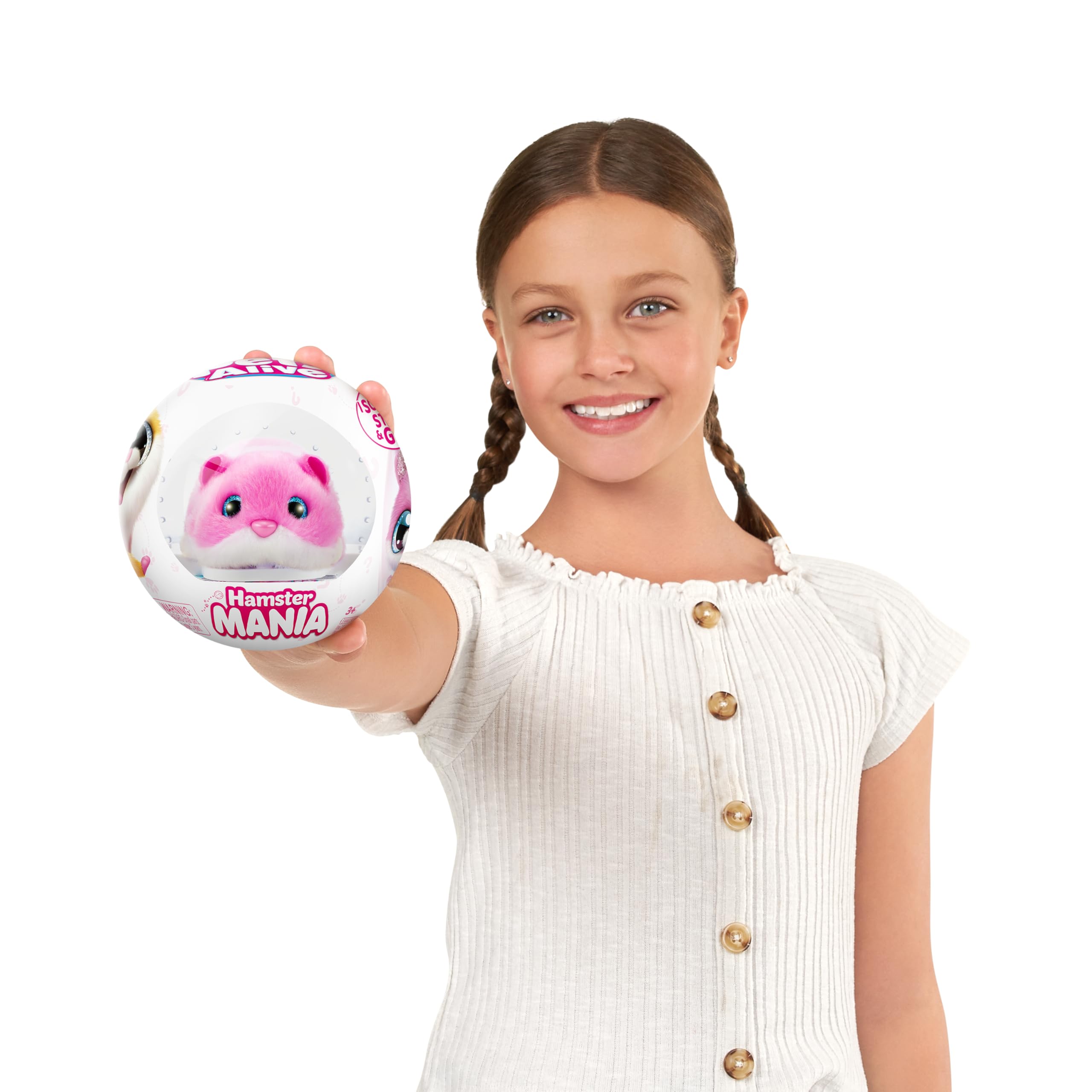 ZURU Hamster Mania Blue - Electronic Interactive Pet with 20+ Real Sounds 4