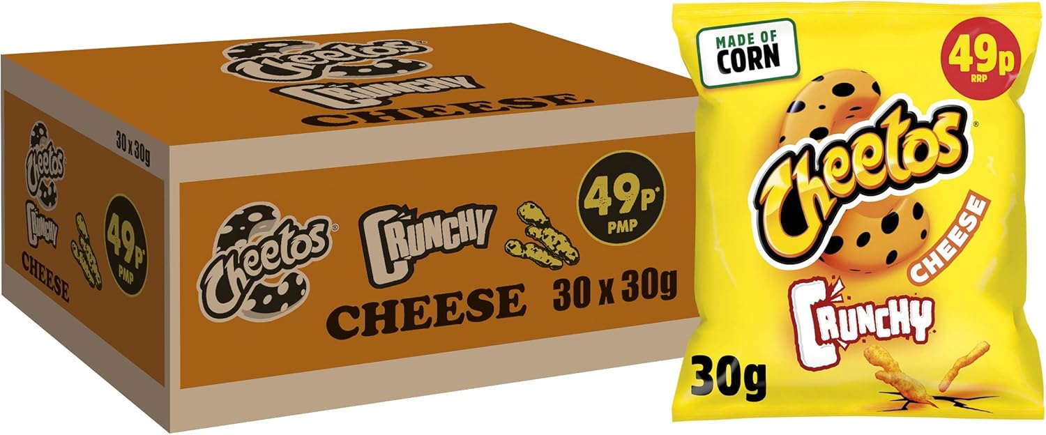 Cheetos - Crunchy Cheese Snacks 30g (Case of 30)