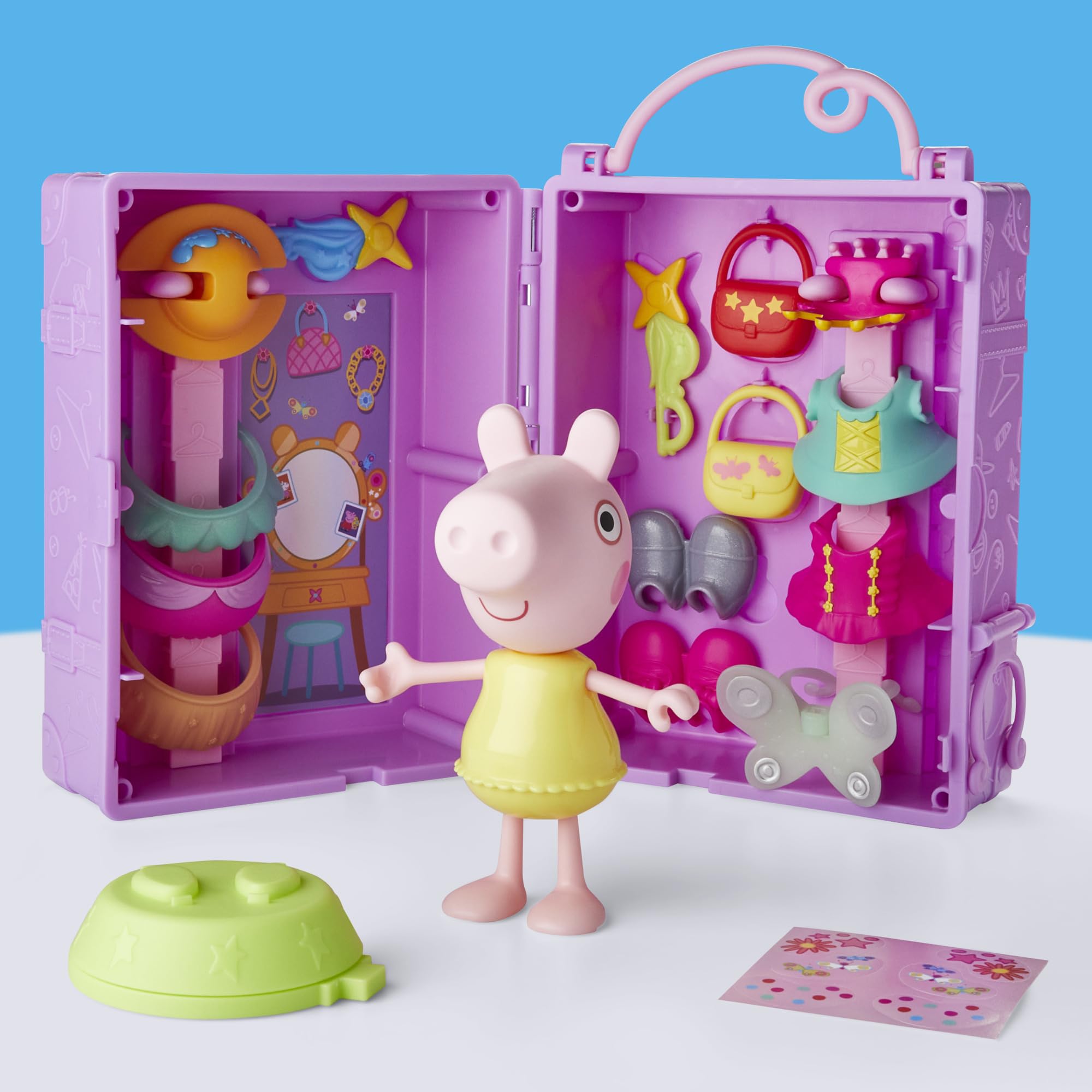 Peppa Pig Peppa's Dress-Up Wardrobe Playset 6