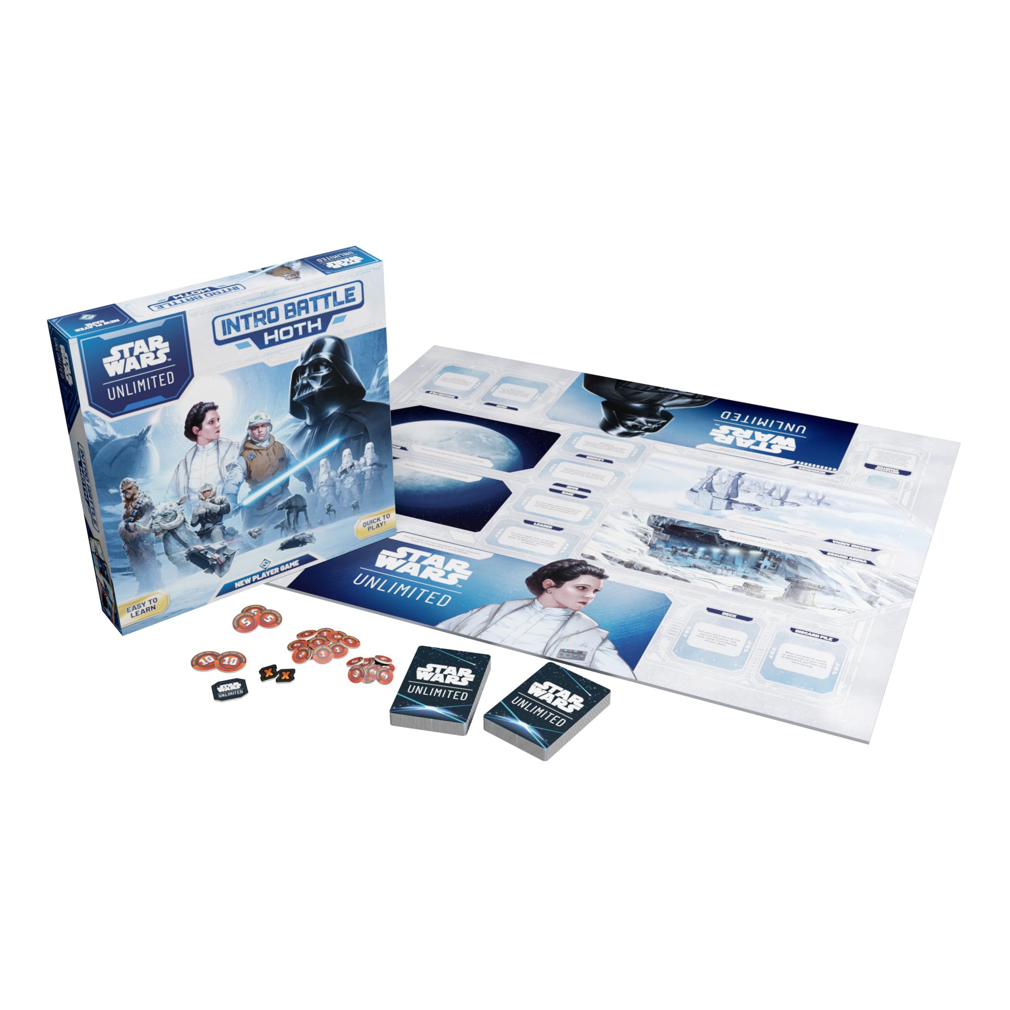 Asmodee | Star Wars Unlimited TCG - Intro Battle Hoth | Trading Card Game S 3