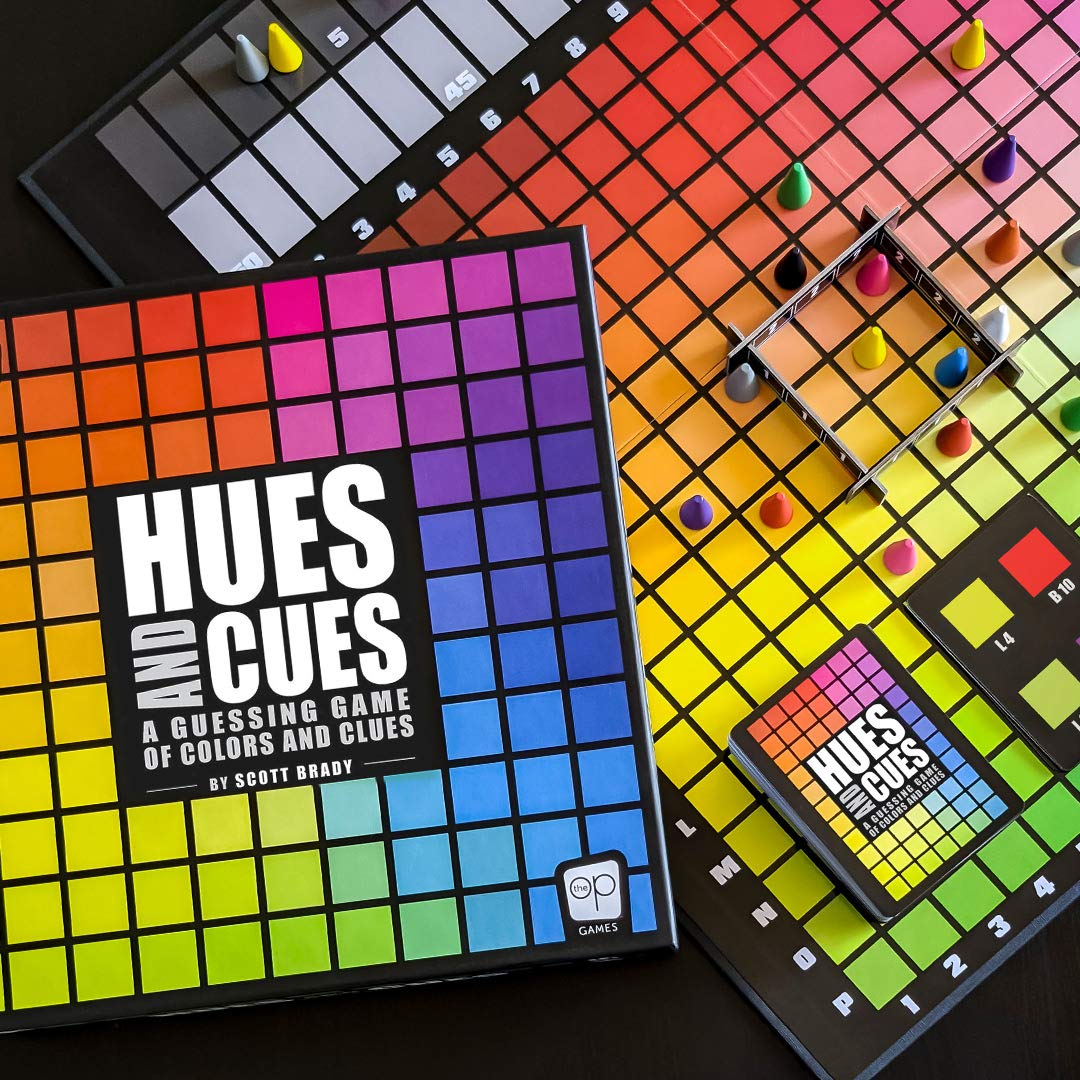 USAopoly Hues and Cues Guessing Board Game