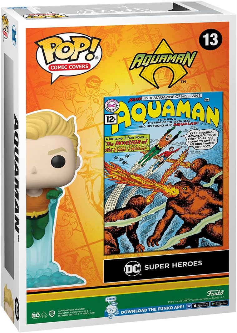 Funko Pop! Comic Cover DC - Aquaman Vinyl Figure (67404) 3