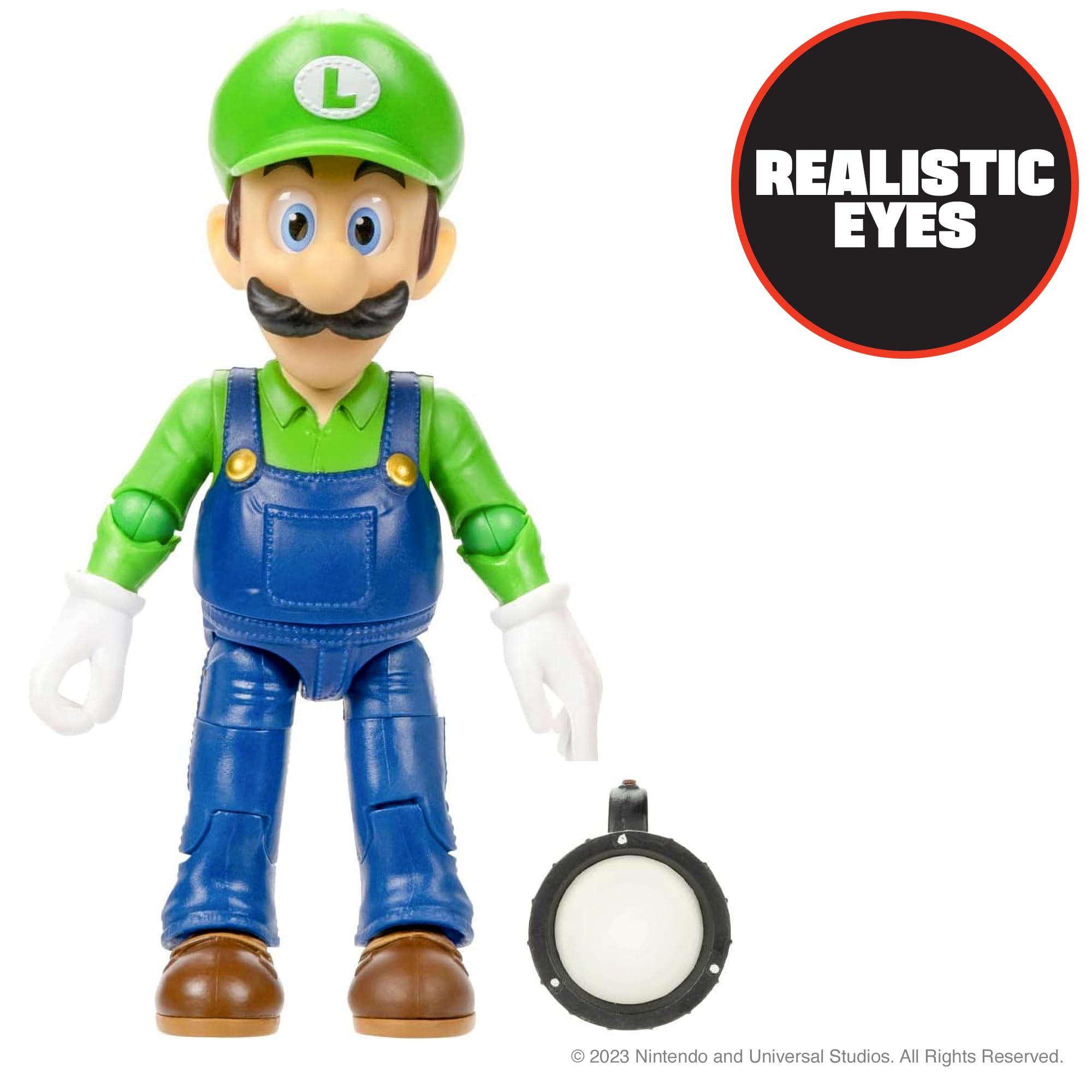 The Super Mario Bros. Movie - 5" Luigi Action Figure with Flashlight Accessory 12