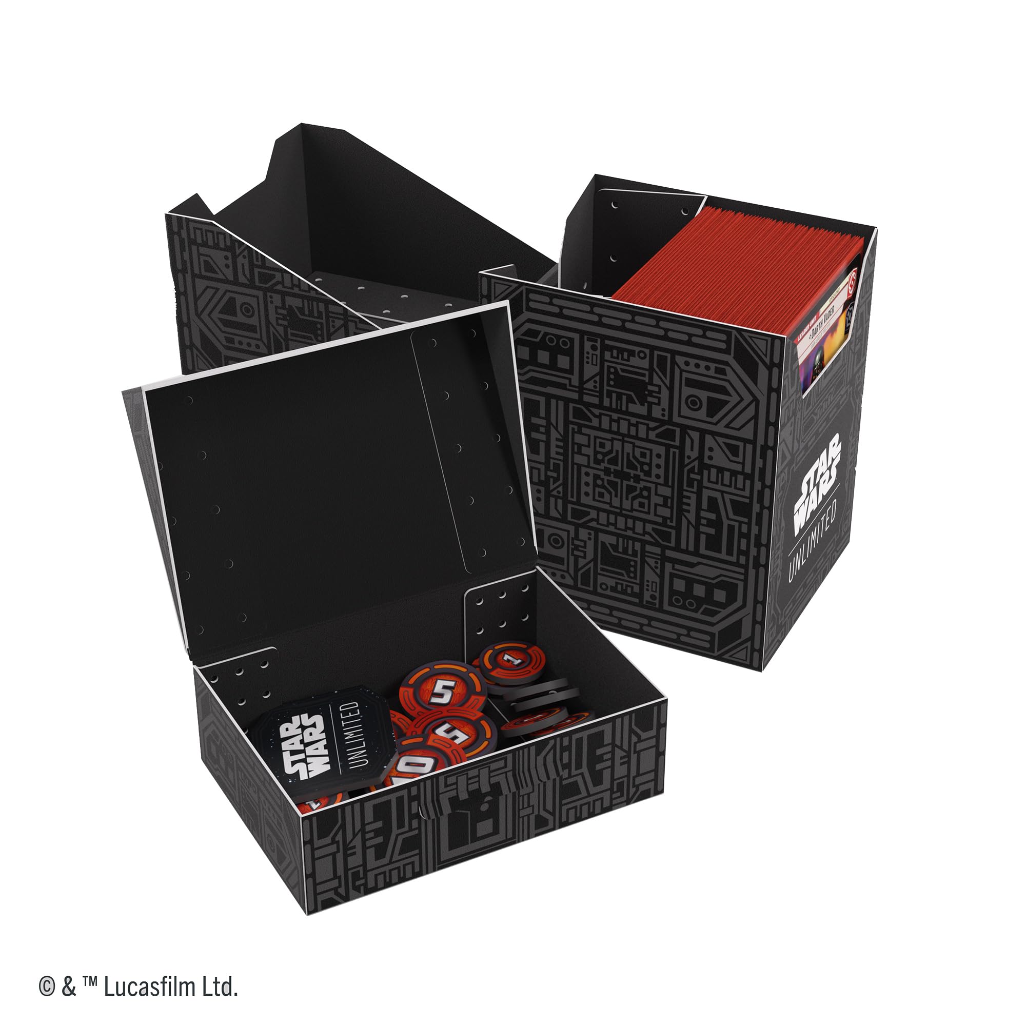 Gamegenic Star Wars: Unlimited Soft Crate Set 5 - Officially Licensed Storage with Token Box
