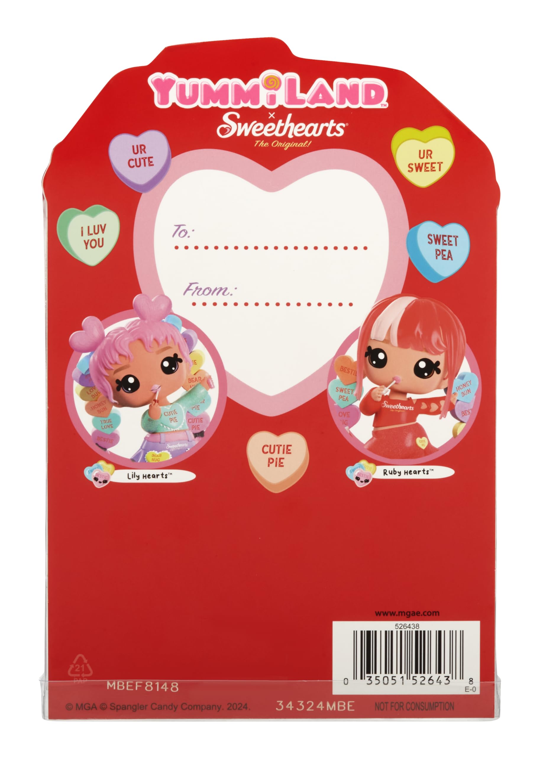 Yummiland x Sweethearts Lip Gloss Doll - Ruby Hearts with DIY Lip Gloss Kit - Ages 4+ 3