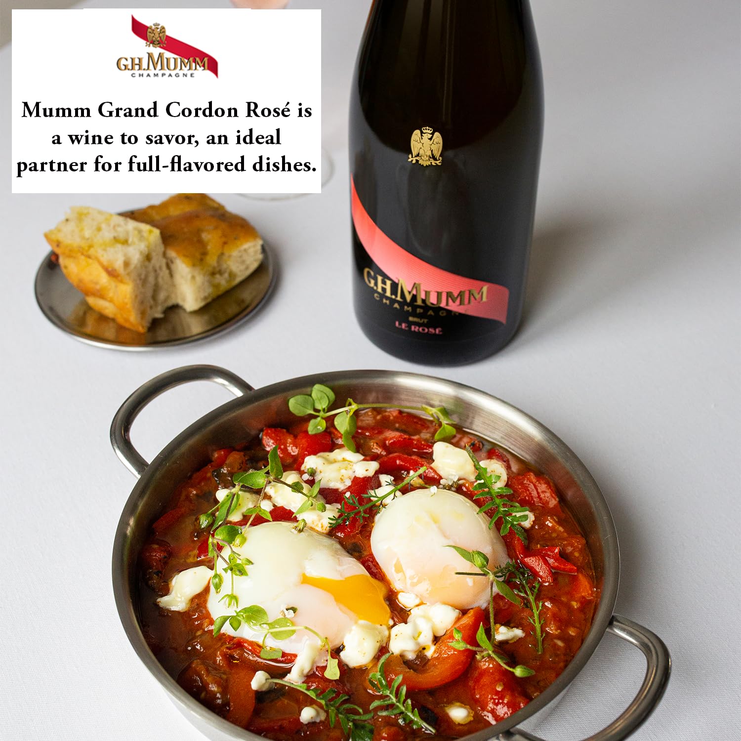 G.H. Mumm Le Rosé Champagne - 75cl with Gift Box 10