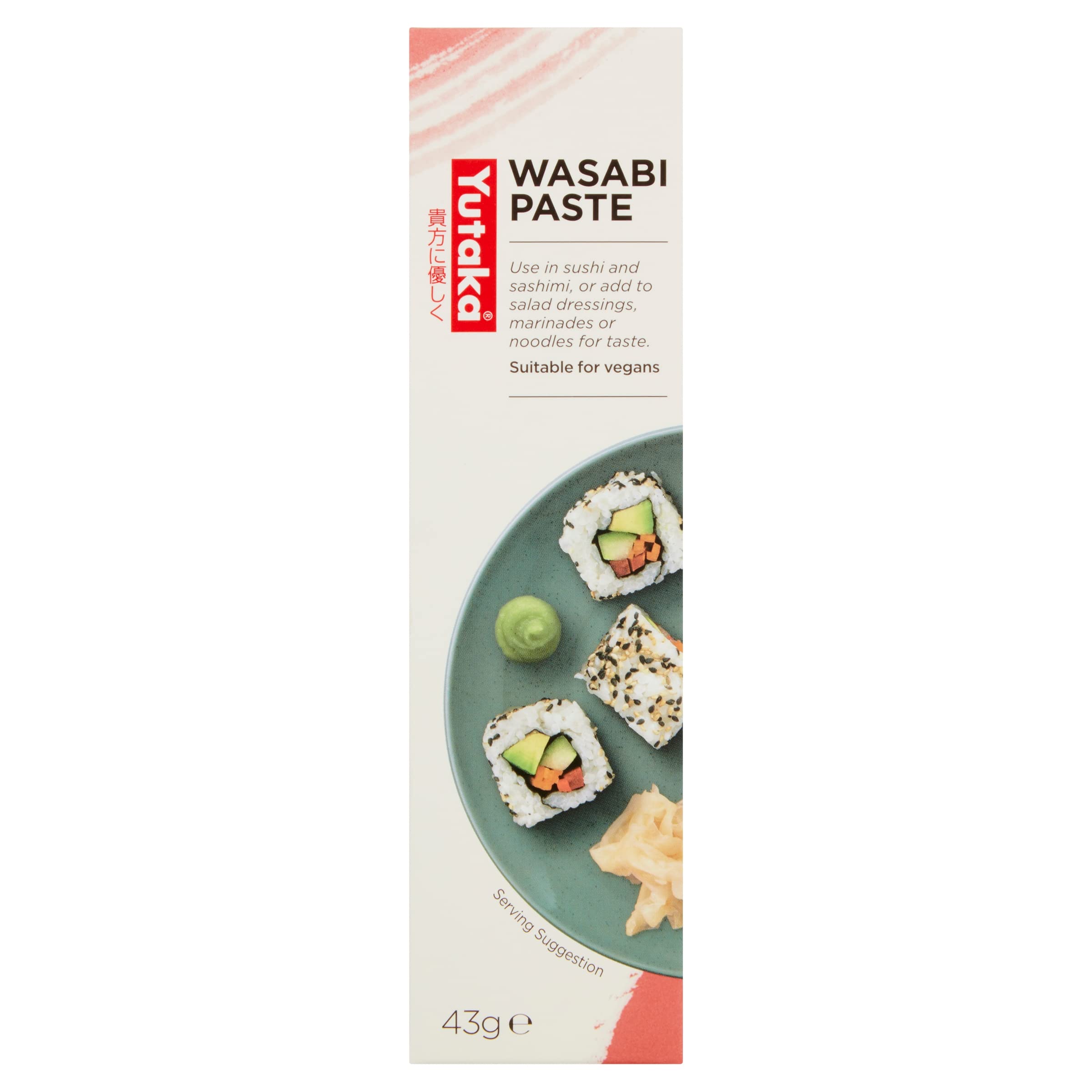 Yutaka Wasabi Paste - Authentic Japanese Horseradish Condiment | 43g Tube
