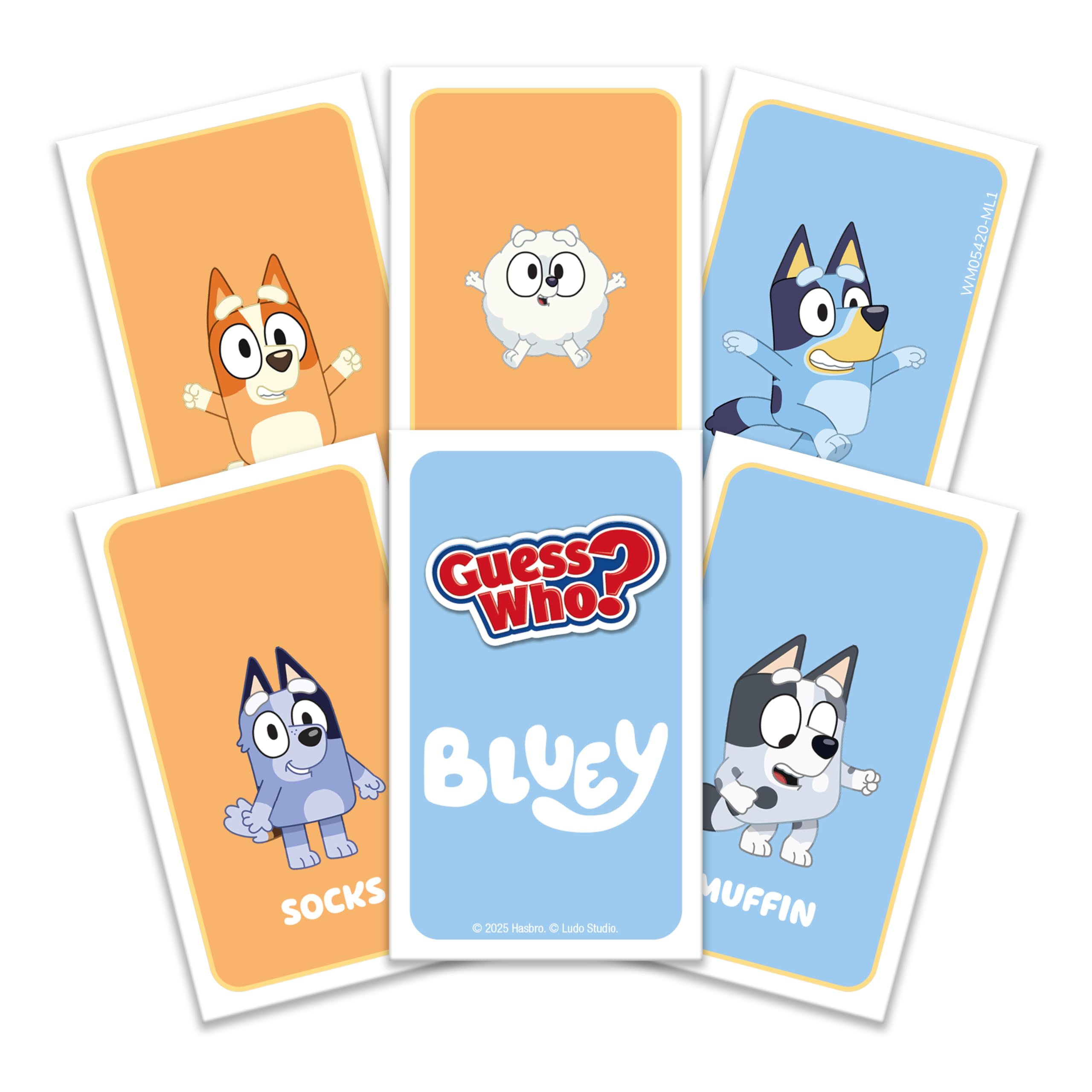 Winning Moves Bluey Guess Who? Classic Guessing Board Game | 2 Players | Ages 7+